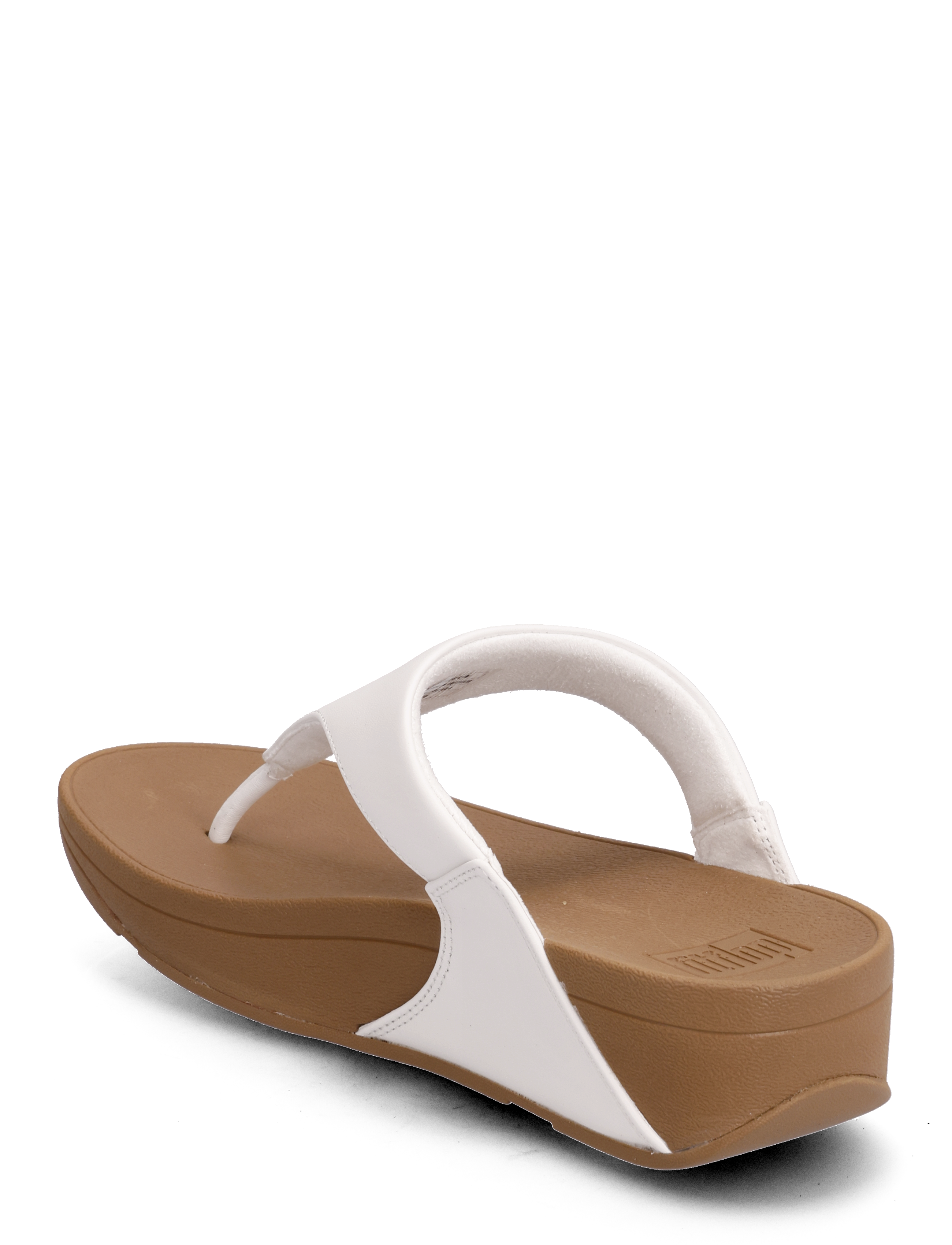 FitFlop - LULU LEATHER TOEPOST - platform sandals - white - 3