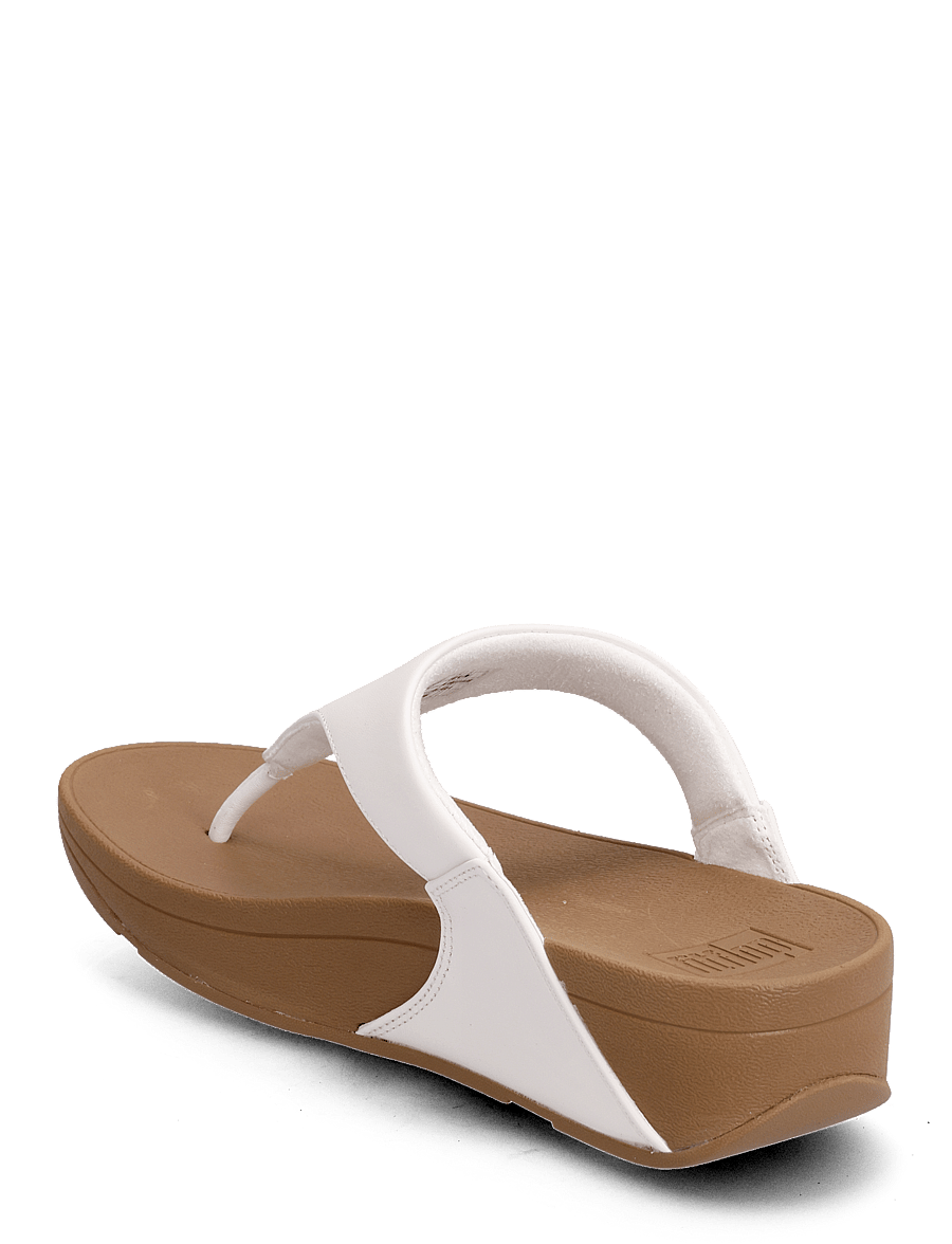 FitFlop - LULU LEATHER TOEPOST - platvorm-sandaalid - white - 3