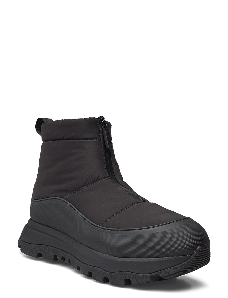 FitFlop - NEO-D-HYKER W/PROOF ZIP-FRONT PADDED OUTDOOR BOOTS - winterschuhe - all black/deep gold - 0