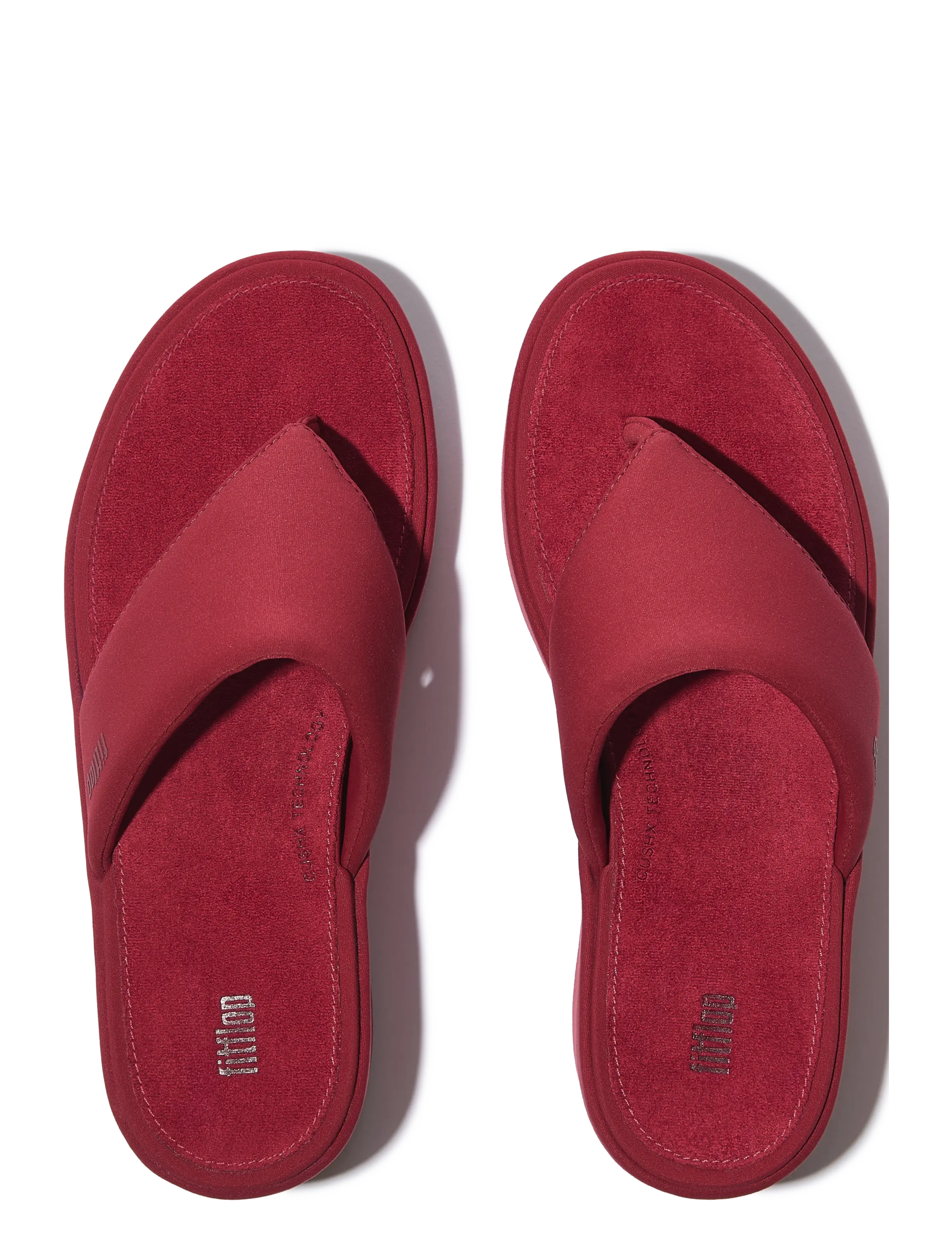 FitFlop - PLATFFORMS WEDGE TOE-POST SANDALS - plateau-sandalen - burnt berry - 2