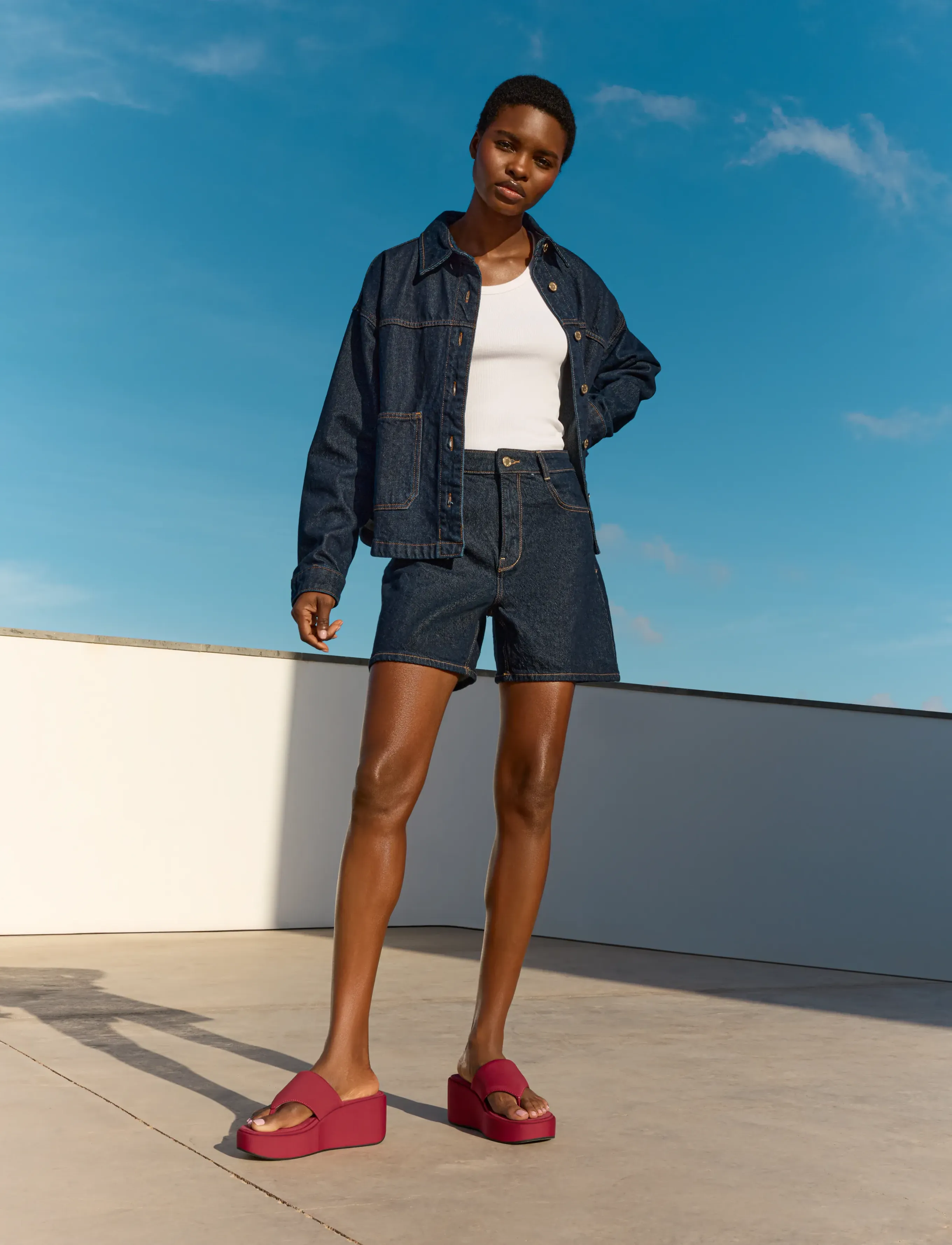 FitFlop - PLATFFORMS WEDGE TOE-POST SANDALS - plateau-sandalen - burnt berry - 4