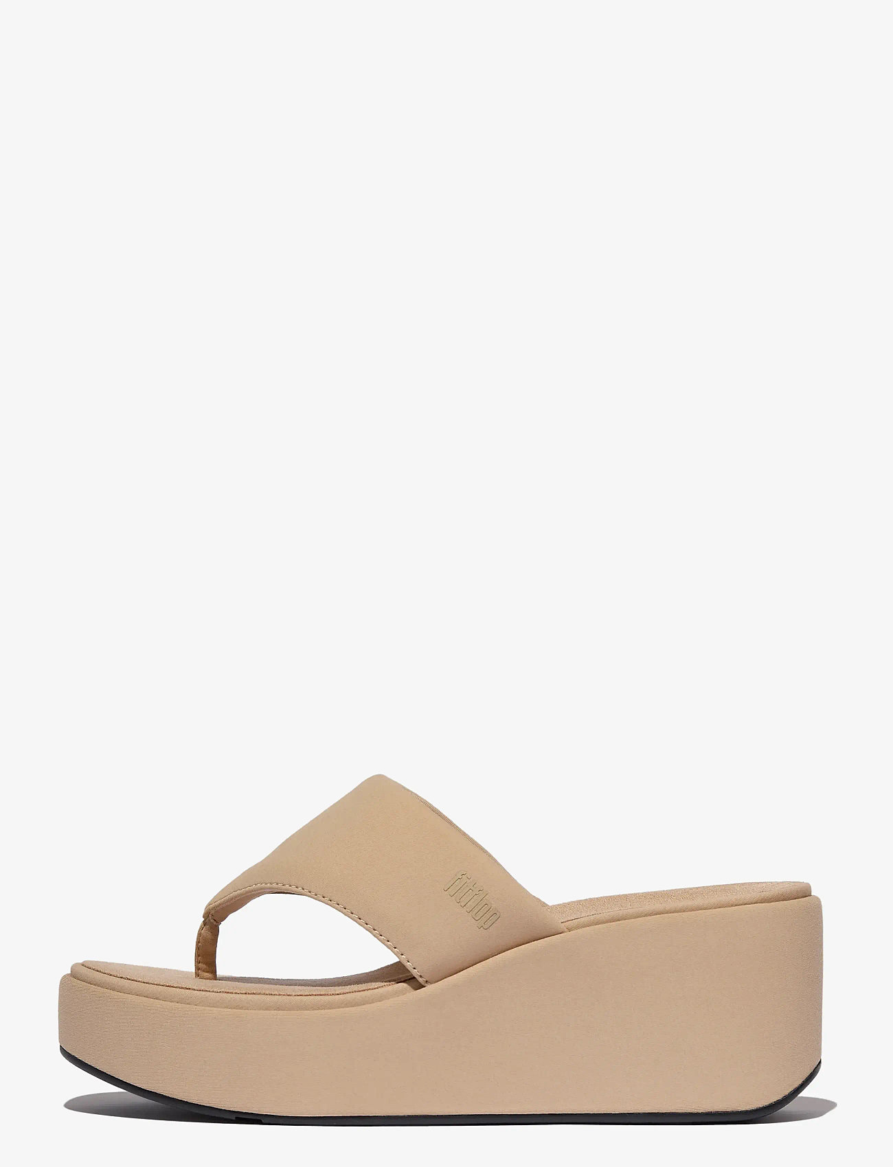FitFlop - PLATFFORMS WEDGE TOE-POST SANDALS - plateau-sandalen - classic beige - 1