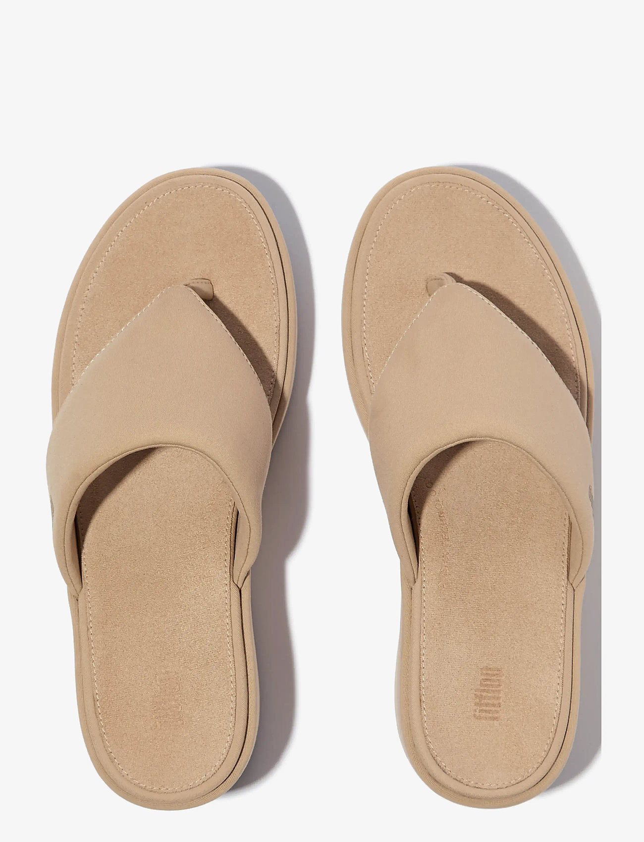 FitFlop - PLATFFORMS WEDGE TOE-POST SANDALS - plateau-sandalen - classic beige - 2