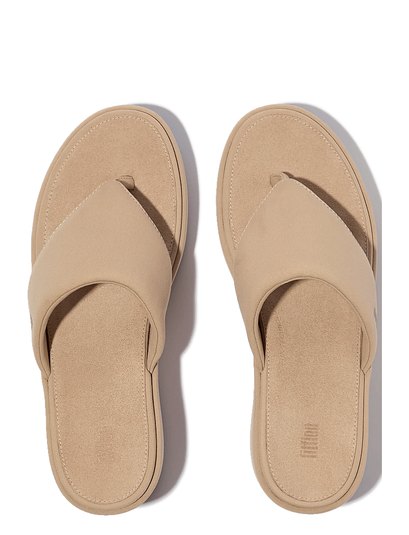 FitFlop - PLATFFORMS WEDGE TOE-POST SANDALS - plateau-sandalen - classic beige - 2