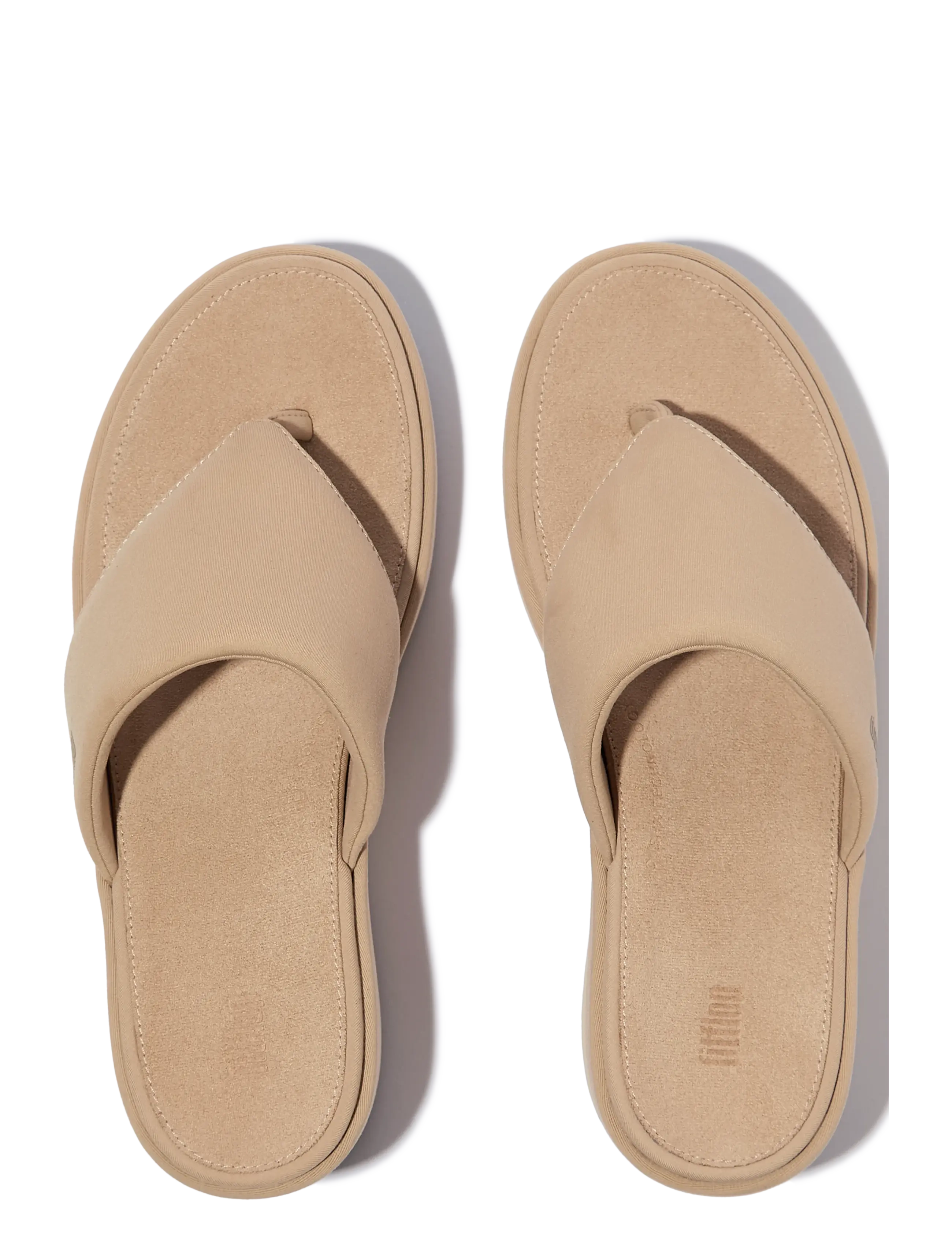 FitFlop - PLATFFORMS WEDGE TOE-POST SANDALS - platåsandaler - classic beige - 2