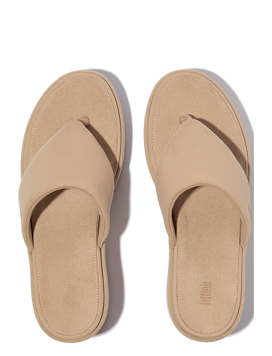FitFlop - PLATFFORMS WEDGE TOE-POST SANDALS - platåsandaler - classic beige - 2