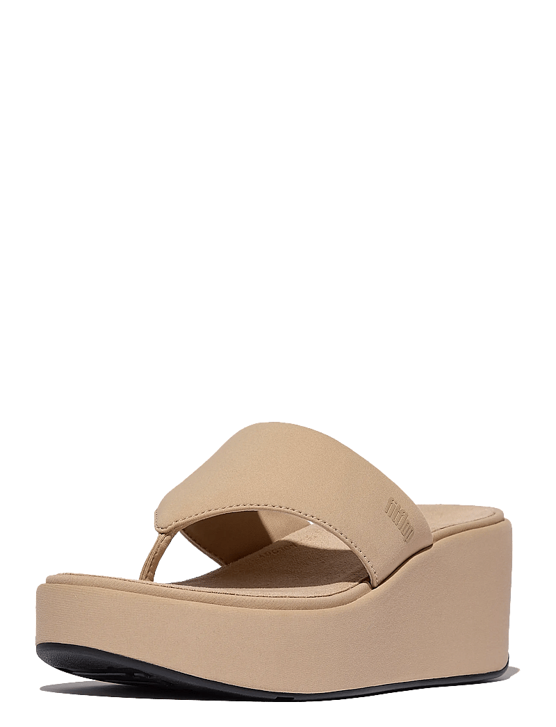 FitFlop - PLATFFORMS WEDGE TOE-POST SANDALS - plateau-sandalen - classic beige - 3