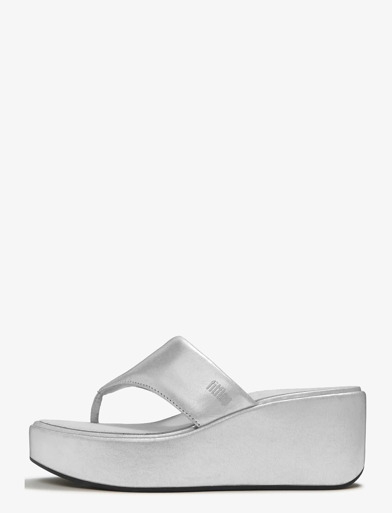 FitFlop - PLATFFORMS WEDGE TOE-POST SANDALS - platformsandaler - silver - 1