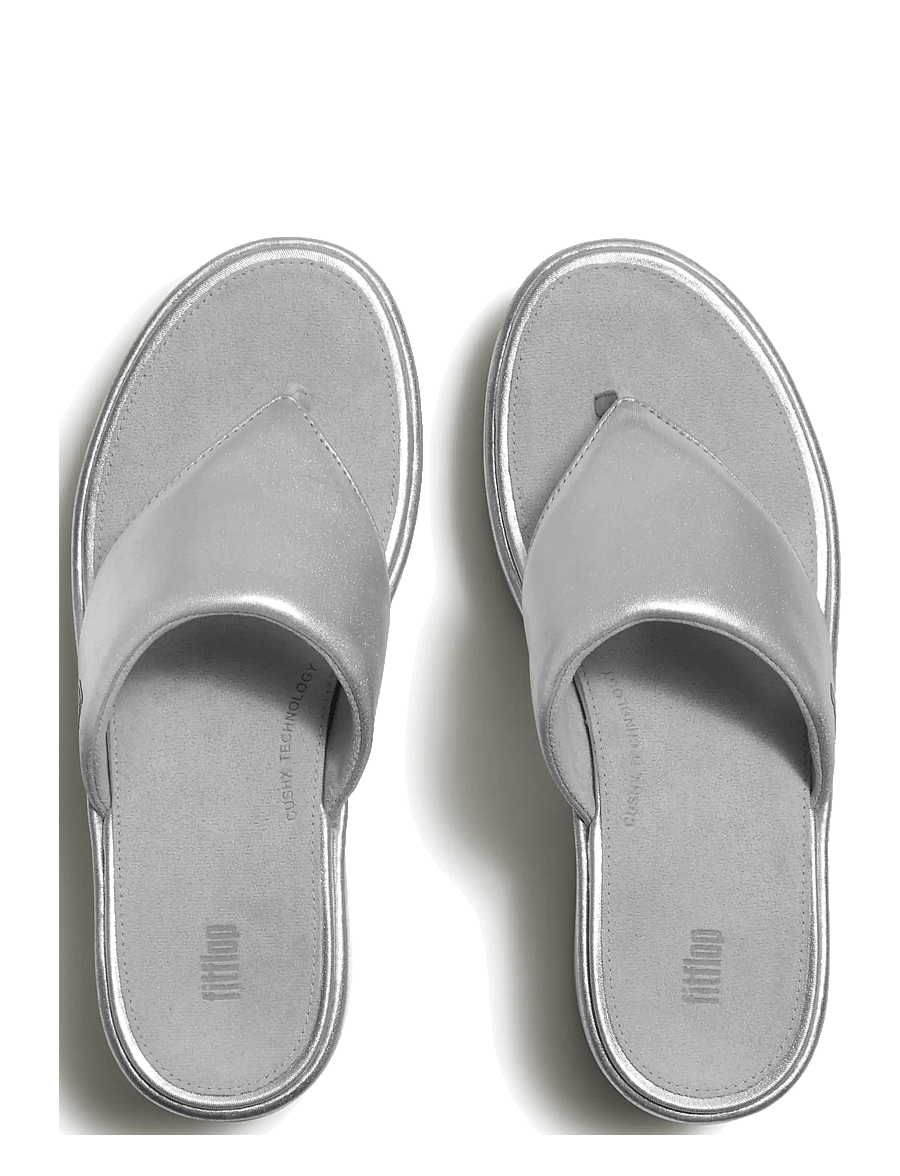 FitFlop - PLATFFORMS WEDGE TOE-POST SANDALS - sandaler med hæl - silver - 2