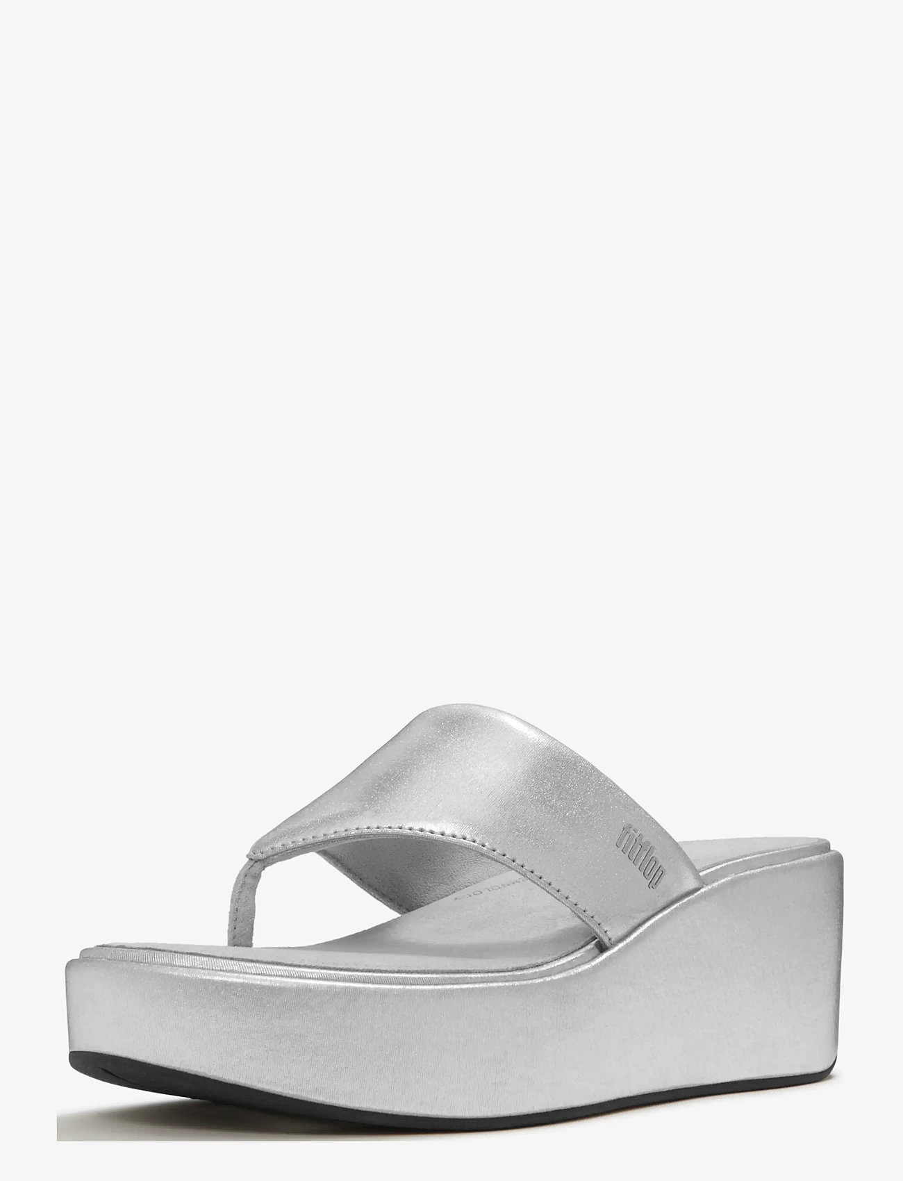 FitFlop - PLATFFORMS WEDGE TOE-POST SANDALS - platformsandaler - silver - 3