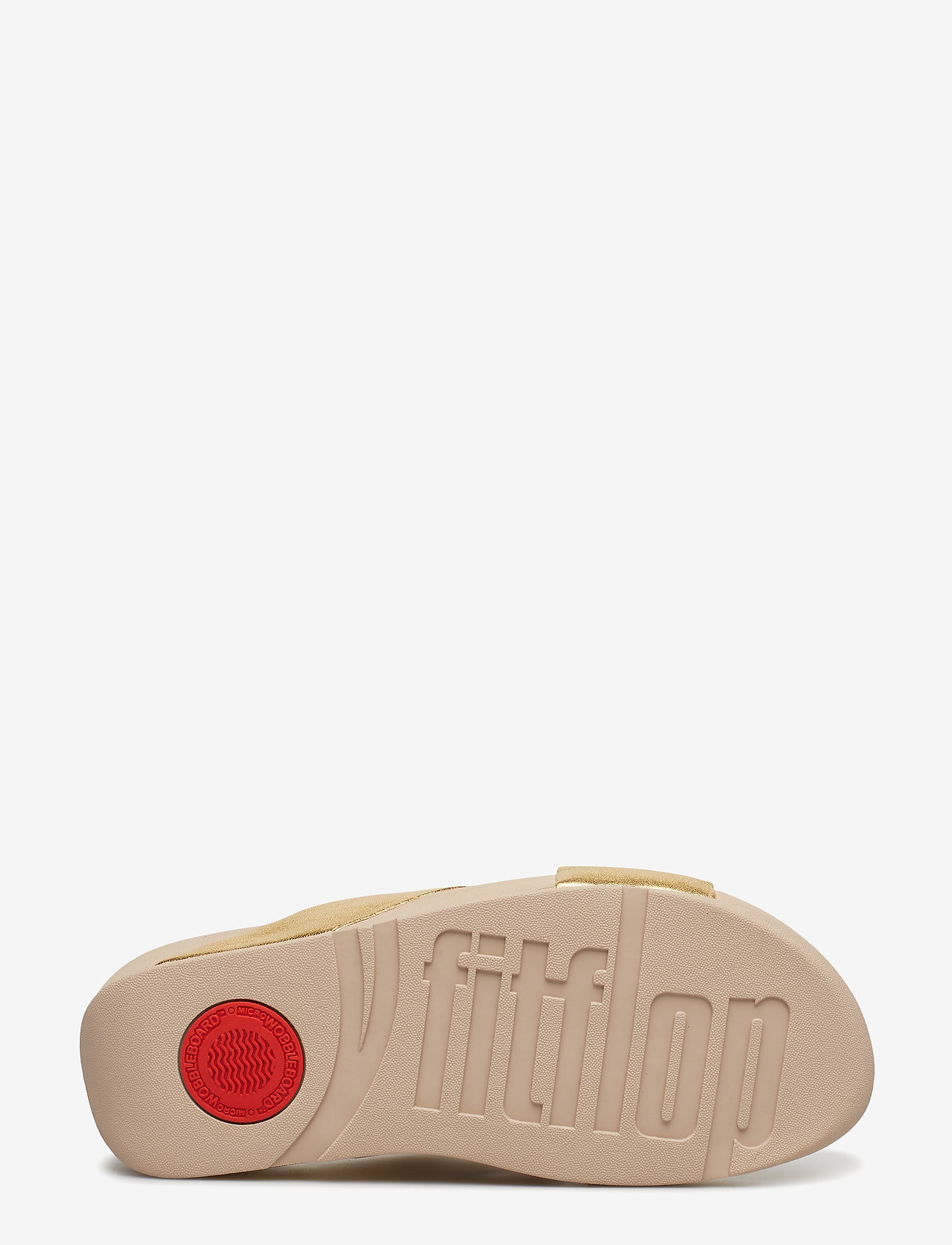 FitFlop - LULU CROSS SLIDE SANDALS - LEATHER - artisan gold - 4