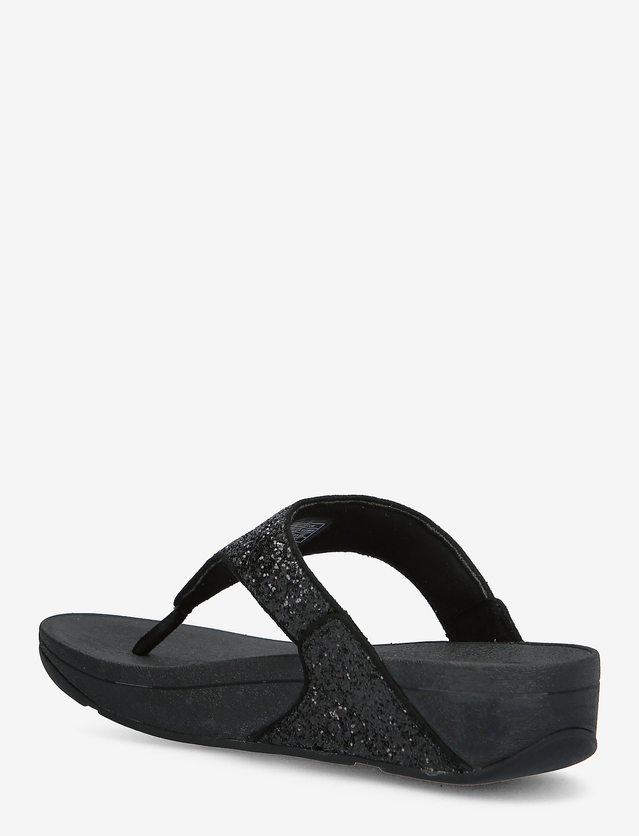 FitFlop - LULU GLITTER TOE-THONGS - klipklapper - black glitter - 3