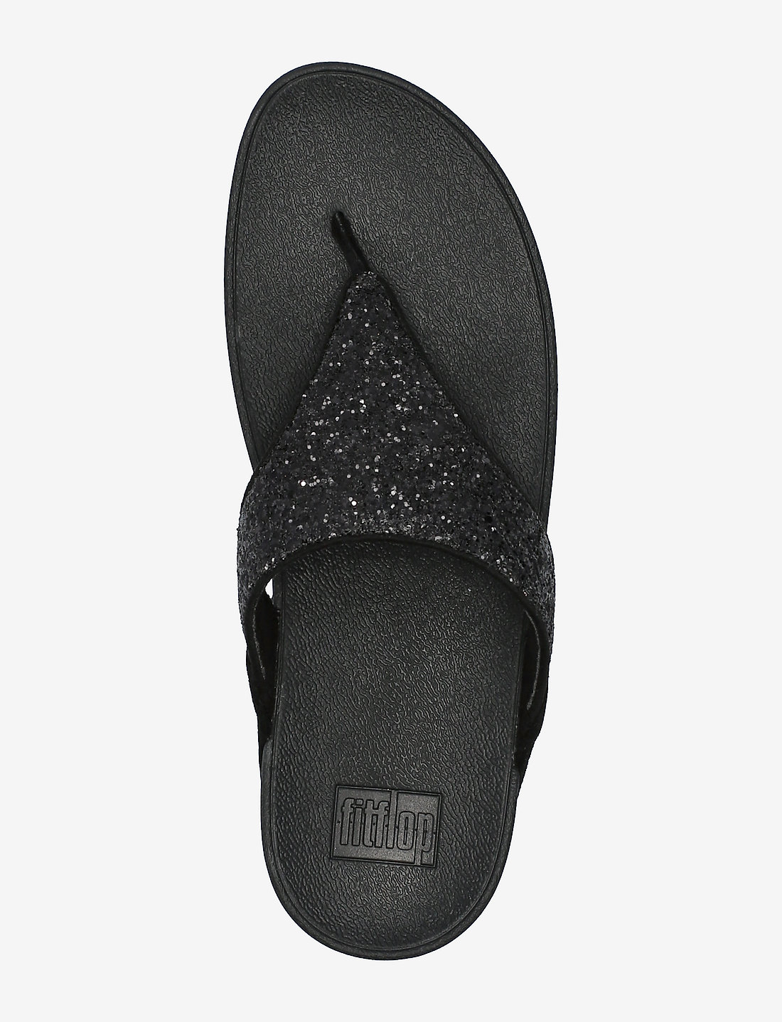 FitFlop - LULU GLITTER TOE-THONGS - klipklapper - black glitter - 4