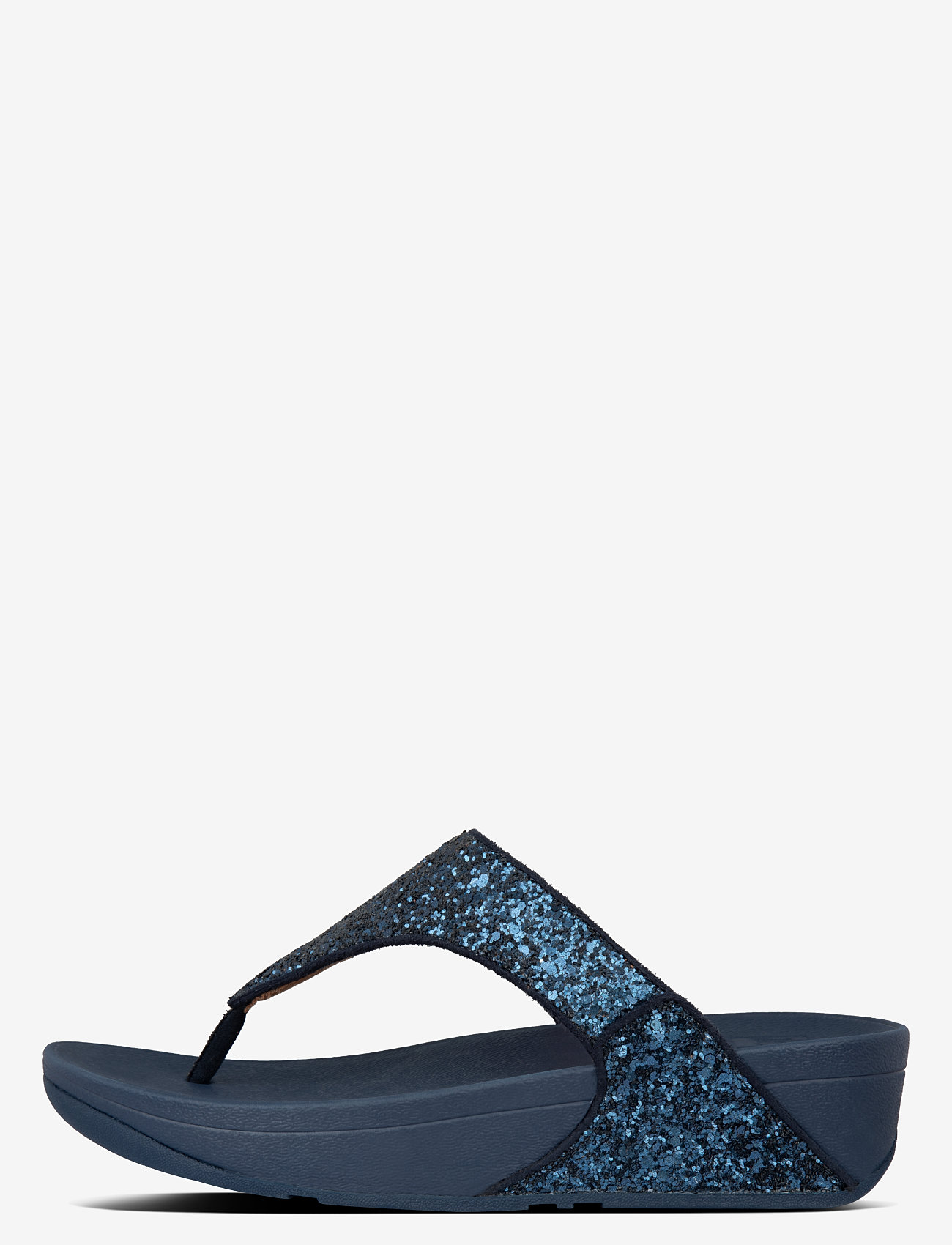 FitFlop - LULU GLITTER TOE-POST SANDALS - klipklapper - midnight navy - 1