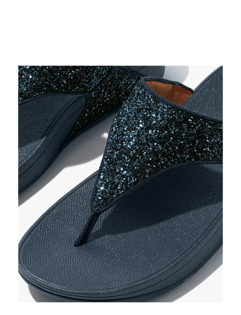 FitFlop - LULU GLITTER TOE-POST SANDALS - klipklapper - midnight navy - 2