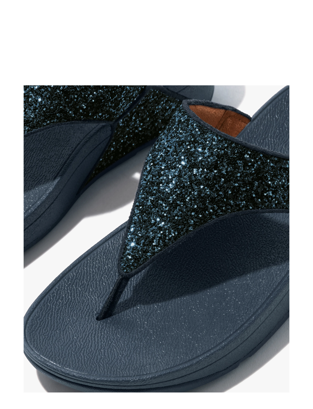 FitFlop - LULU GLITTER TOE-POST SANDALS - sandaler - midnight navy - 2