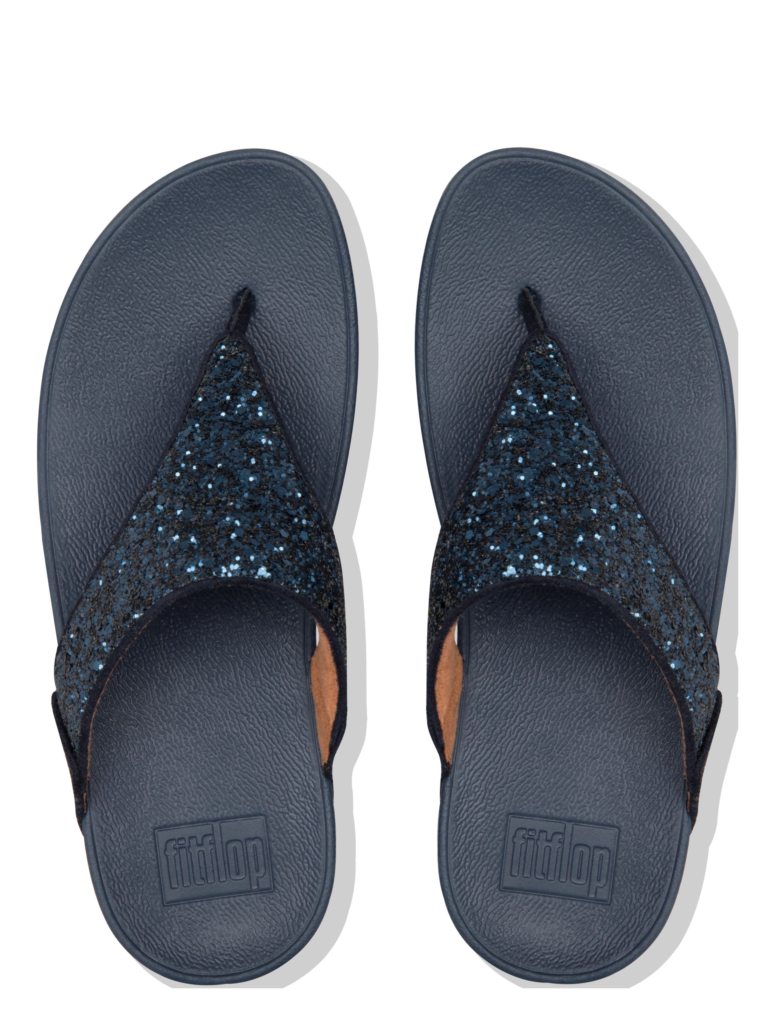 FitFlop - LULU GLITTER TOE-POST SANDALS - sandaler - midnight navy - 3