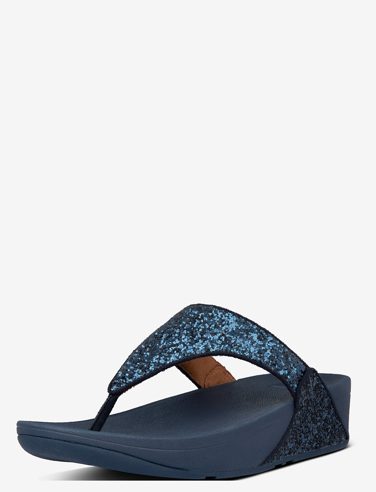 FitFlop - LULU GLITTER TOE-POST SANDALS - klipklapper - midnight navy - 4