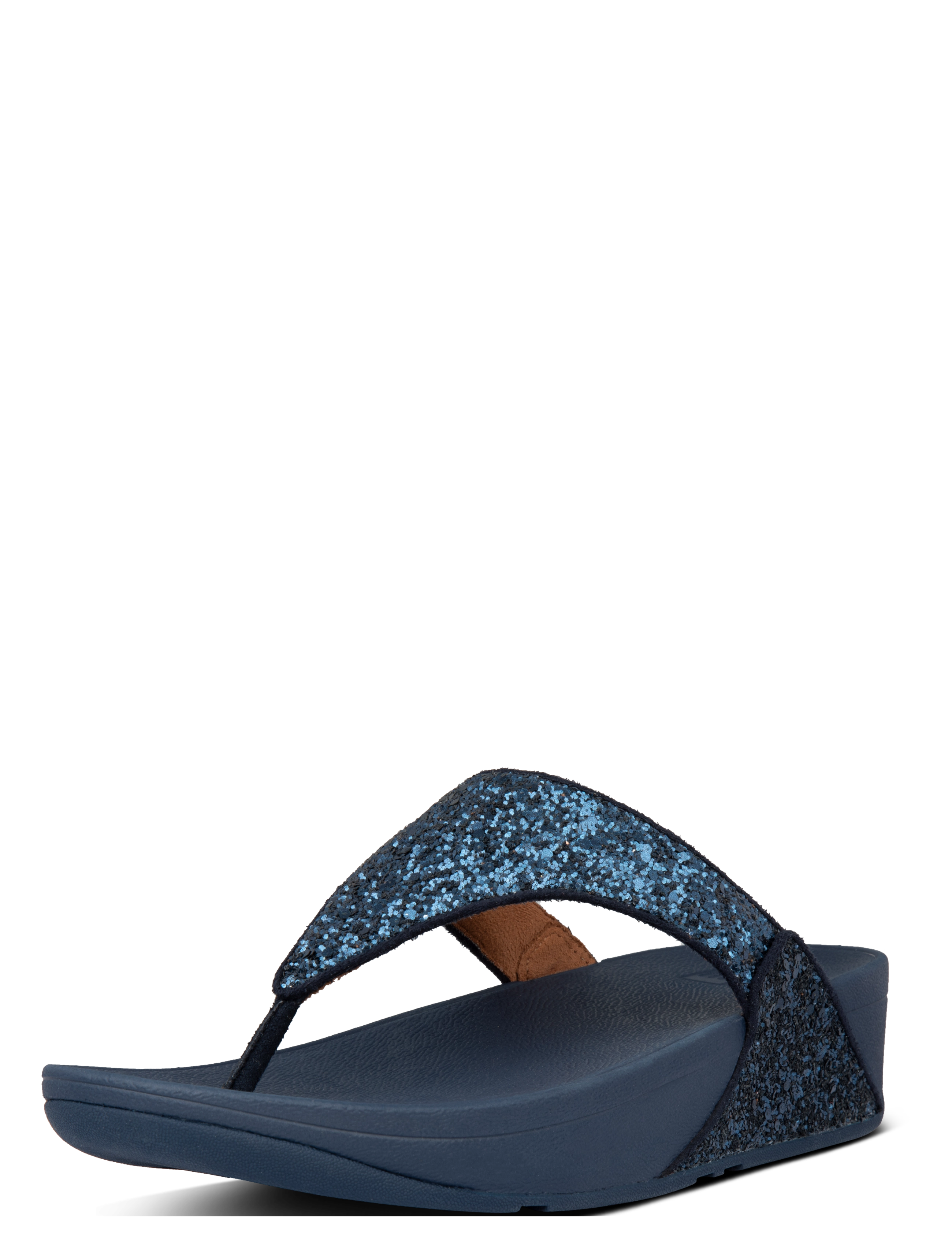 FitFlop - LULU GLITTER TOE-POST SANDALS - sandaler - midnight navy - 4