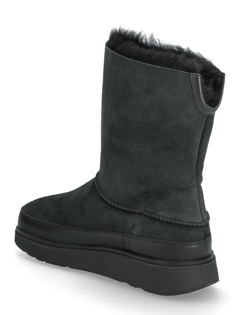 FitFlop - GEN-FF SHORT DOUBLE-FACED SHEARLING BOOTS - winterschuhe - all black - 2