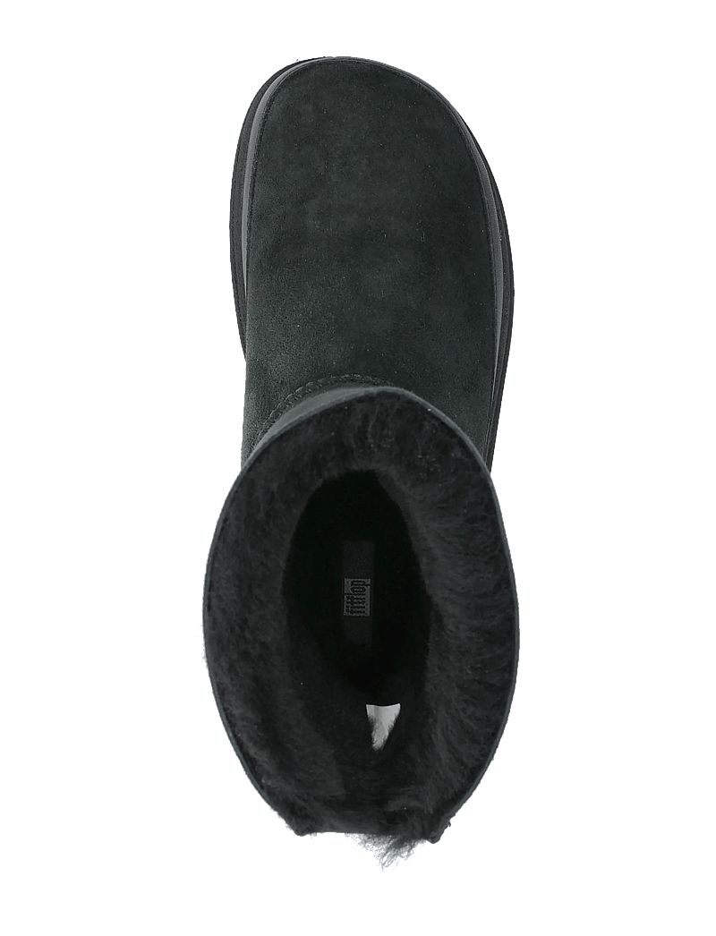 FitFlop - GEN-FF SHORT DOUBLE-FACED SHEARLING BOOTS - winterschuhe - all black - 3