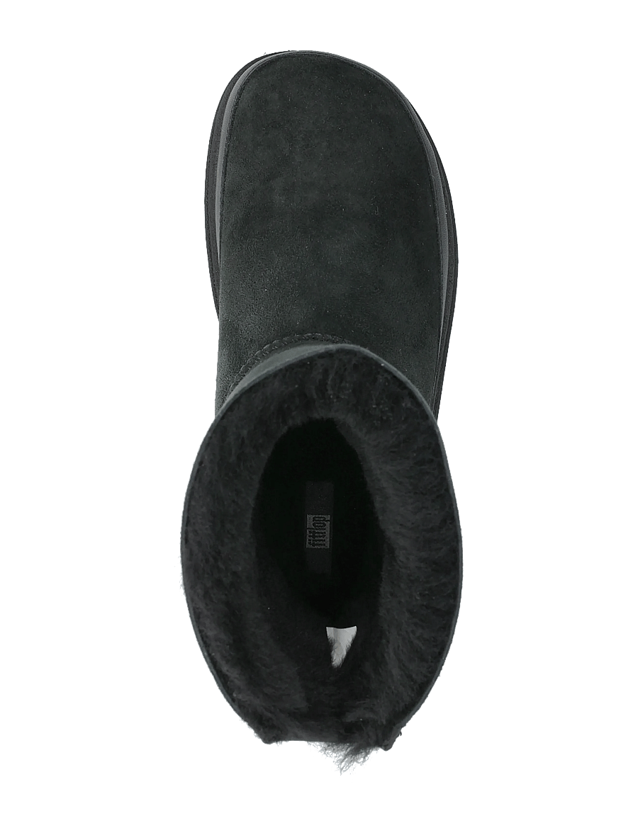 FitFlop - GEN-FF SHORT DOUBLE-FACED SHEARLING BOOTS - winterschuhe - all black - 3