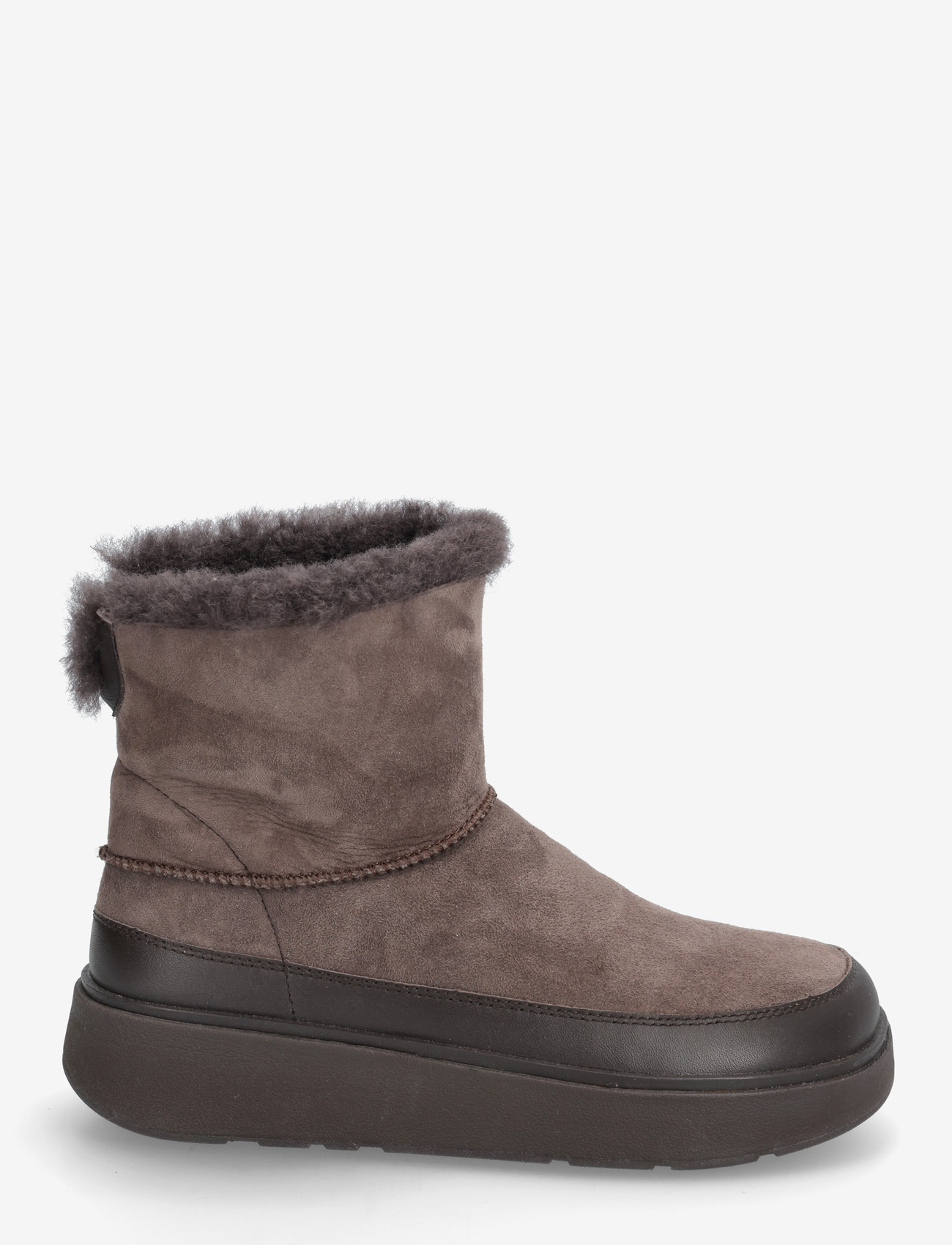 FitFlop - GEN-FF MINI DOUBLE-FACED SHEARLING BOOTS - madalad poolsaapad - chocolate brown - 1