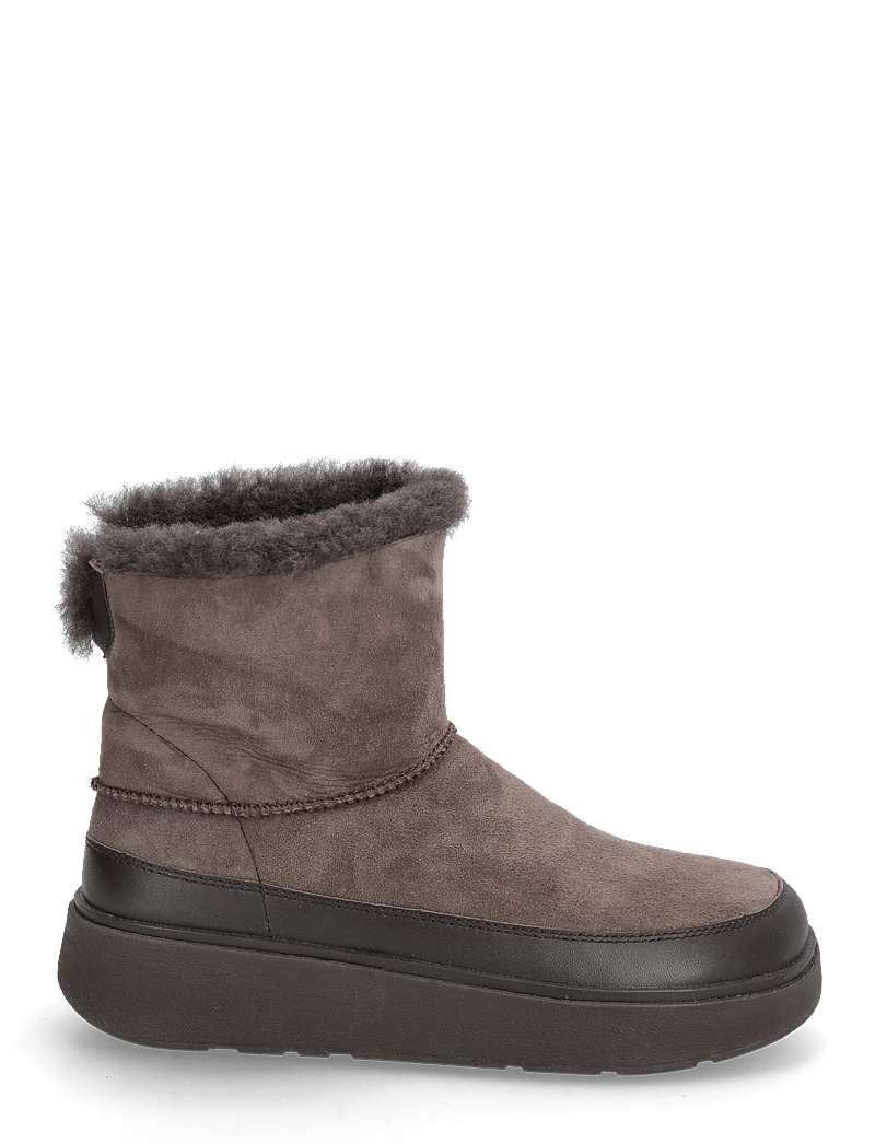 FitFlop - GEN-FF MINI DOUBLE-FACED SHEARLING BOOTS - bottines plates - chocolate brown - 1
