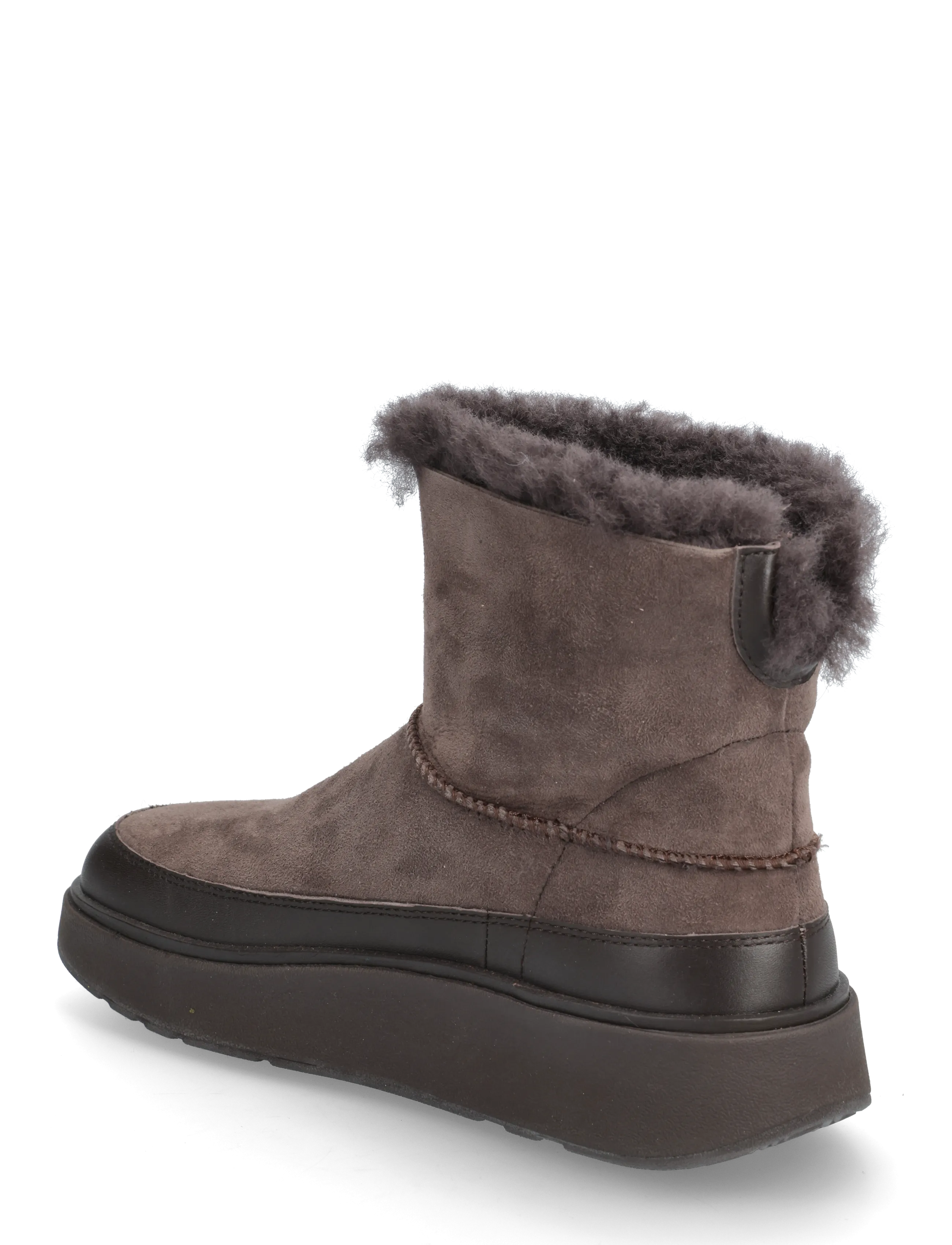 FitFlop - GEN-FF MINI DOUBLE-FACED SHEARLING BOOTS - flat ankle boots - chocolate brown - 2