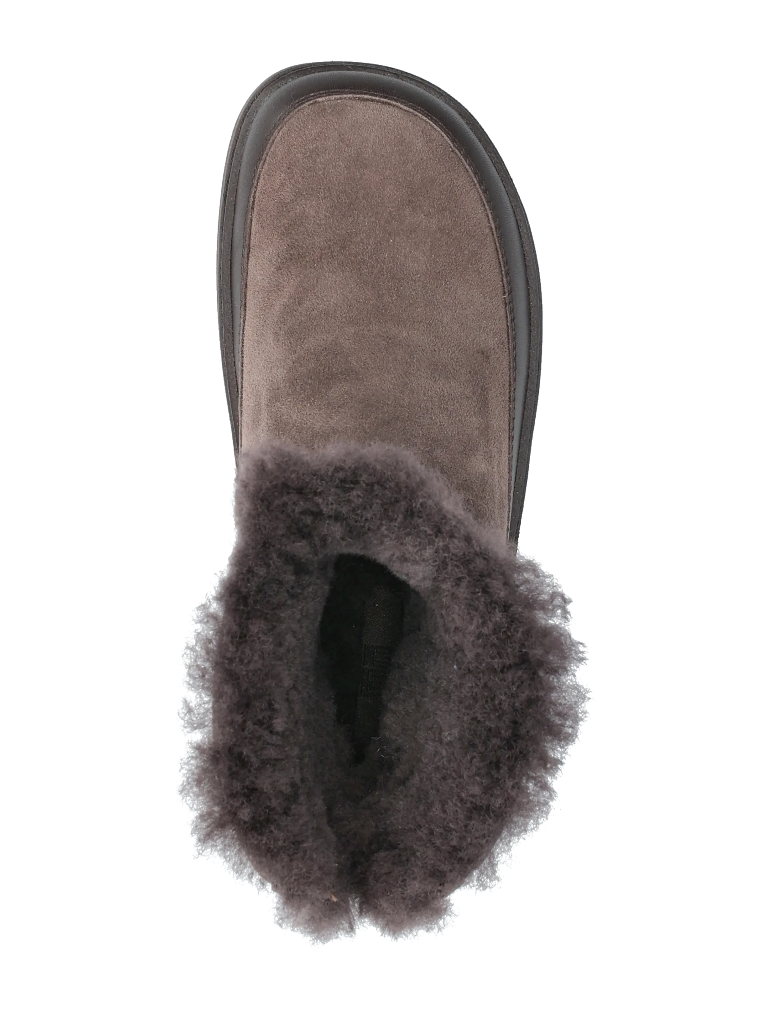 FitFlop - GEN-FF MINI DOUBLE-FACED SHEARLING BOOTS - flat ankle boots - chocolate brown - 3