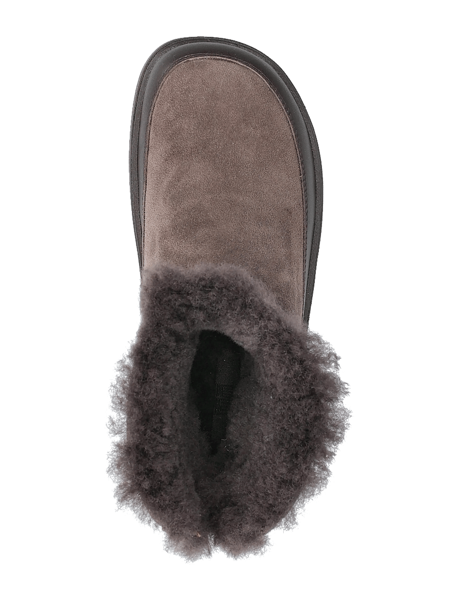 FitFlop - GEN-FF MINI DOUBLE-FACED SHEARLING BOOTS - flade ankelstøvler - chocolate brown - 3