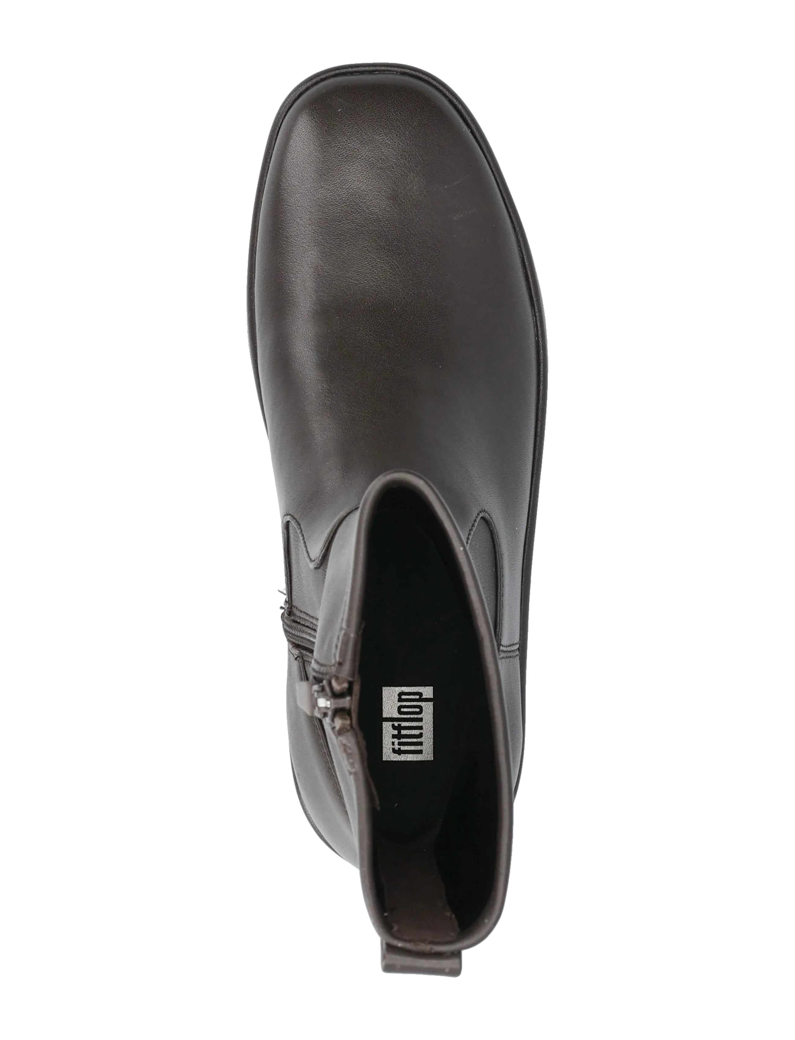 FitFlop - F-LUMA STRETCH LEATHER DEMI-WEDGE MID-CALF BOOTS - flatbotna ökklastígvél - chocolate brown - 3