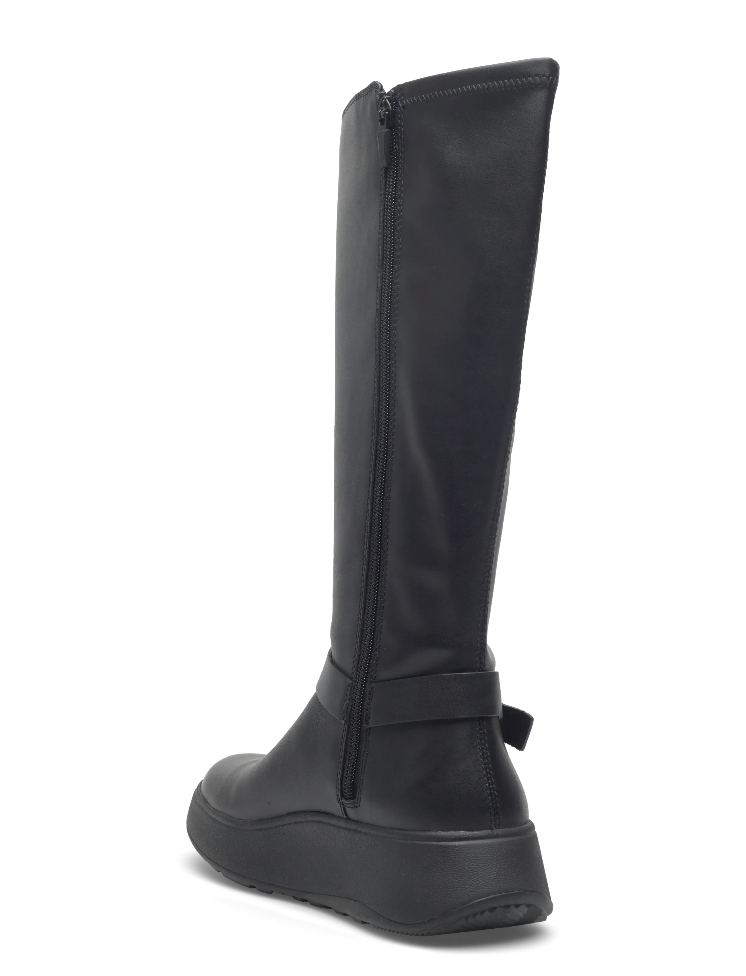 F-Mode Folded-Knot Flatform Tall Stretch Boots 3