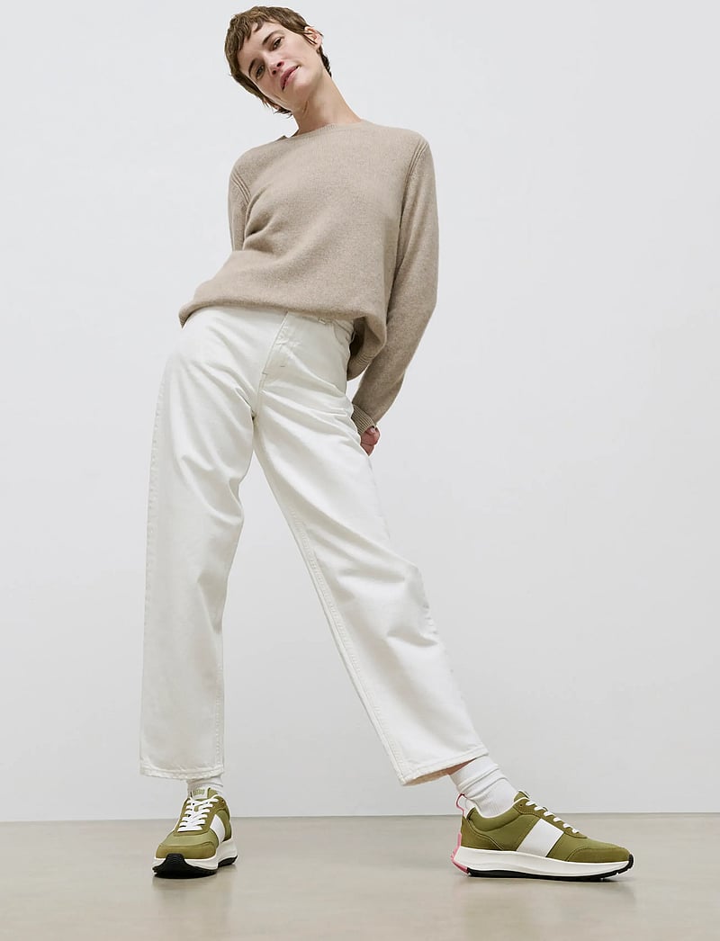 FitFlop - F-MODE FLOW FABRIC/SUEDE/LEATHER FLATFORM SNEAKERS - chunky sneakers - camo-green mix - 4