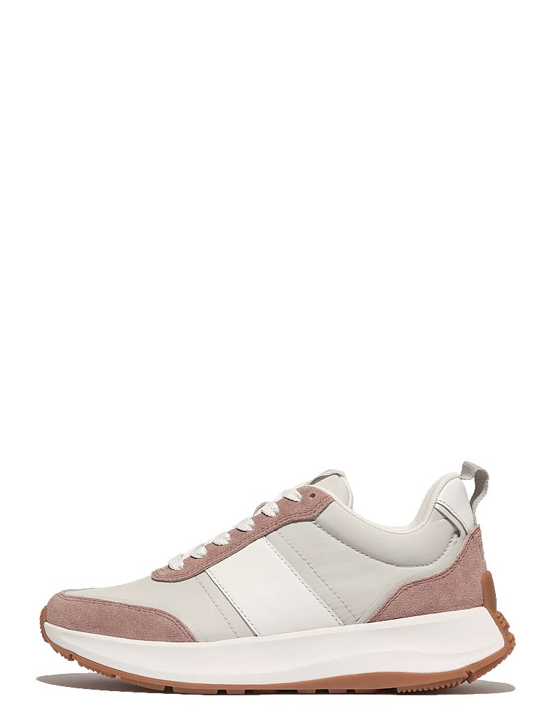 FitFlop - F-MODE FLOW FABRIC/SUEDE/LEATHER FLATFORM SNEAKERS - chunky sneakers - dusky pink mix - 1