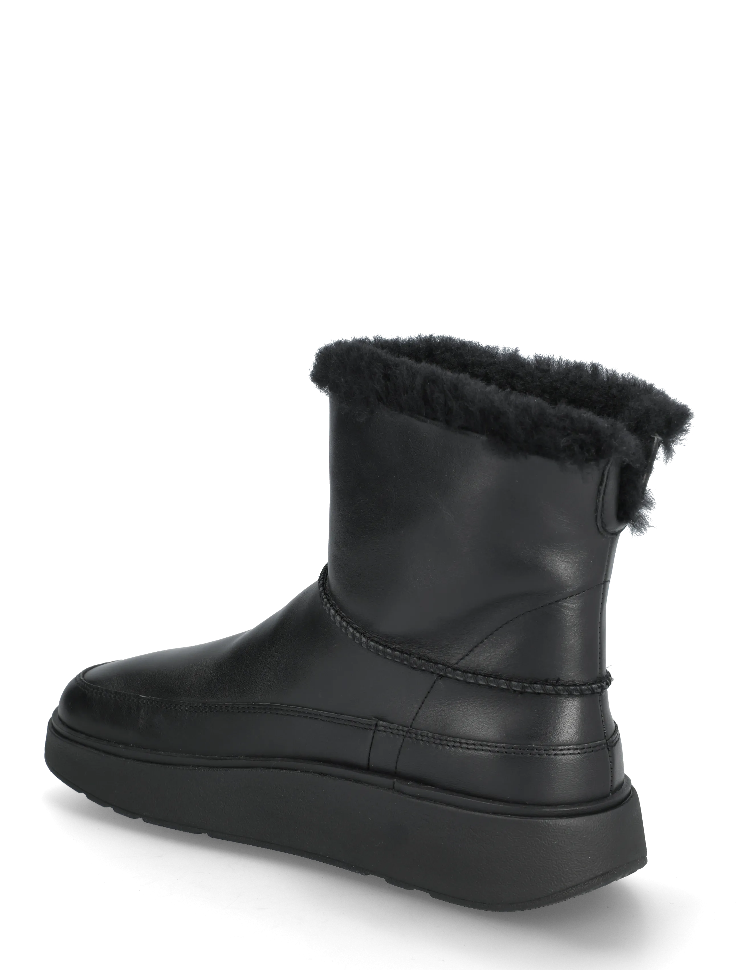 FitFlop - GEN-FF MINI SHEARLING-LINED LEATHER BOOTS - flat ankle boots - all black - 2