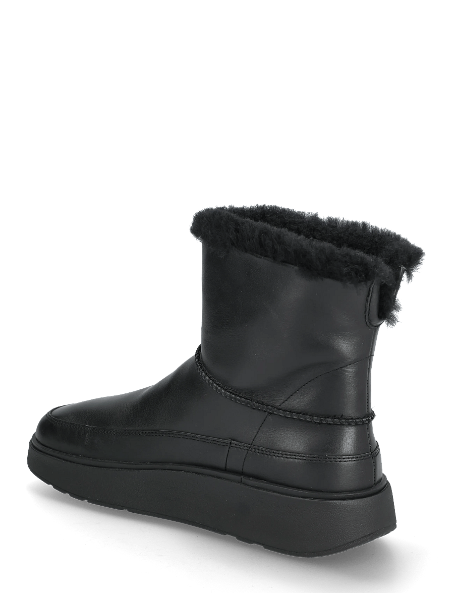 FitFlop - GEN-FF MINI SHEARLING-LINED LEATHER BOOTS - platta ankelboots - all black - 2