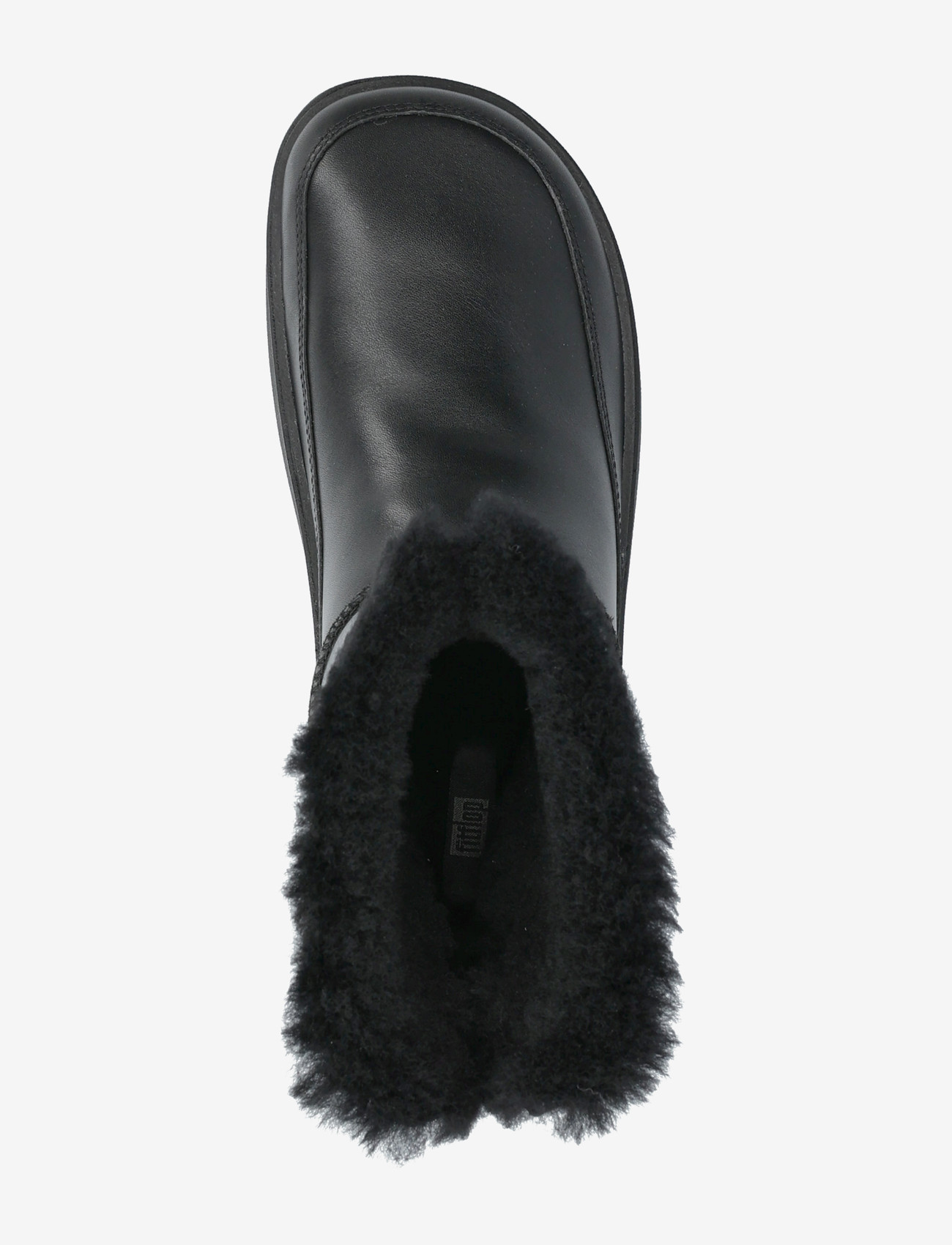 FitFlop - GEN-FF MINI SHEARLING-LINED LEATHER BOOTS - flat ankle boots - all black - 3