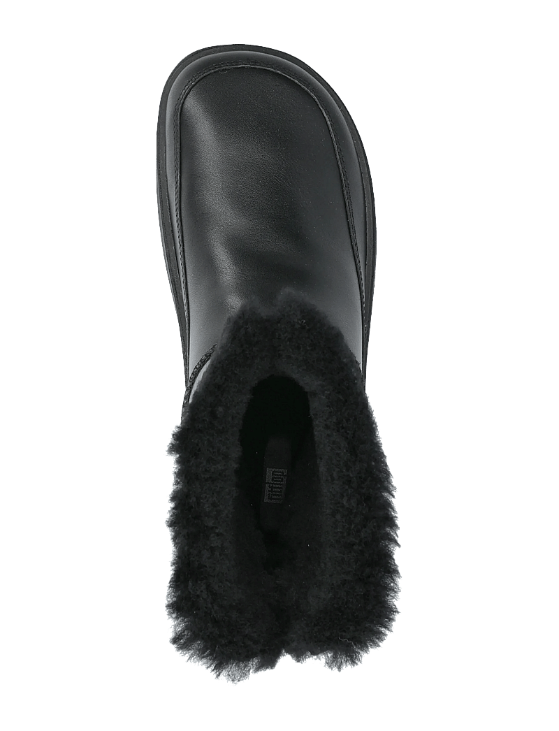 FitFlop - GEN-FF MINI SHEARLING-LINED LEATHER BOOTS - flache stiefeletten - all black - 3