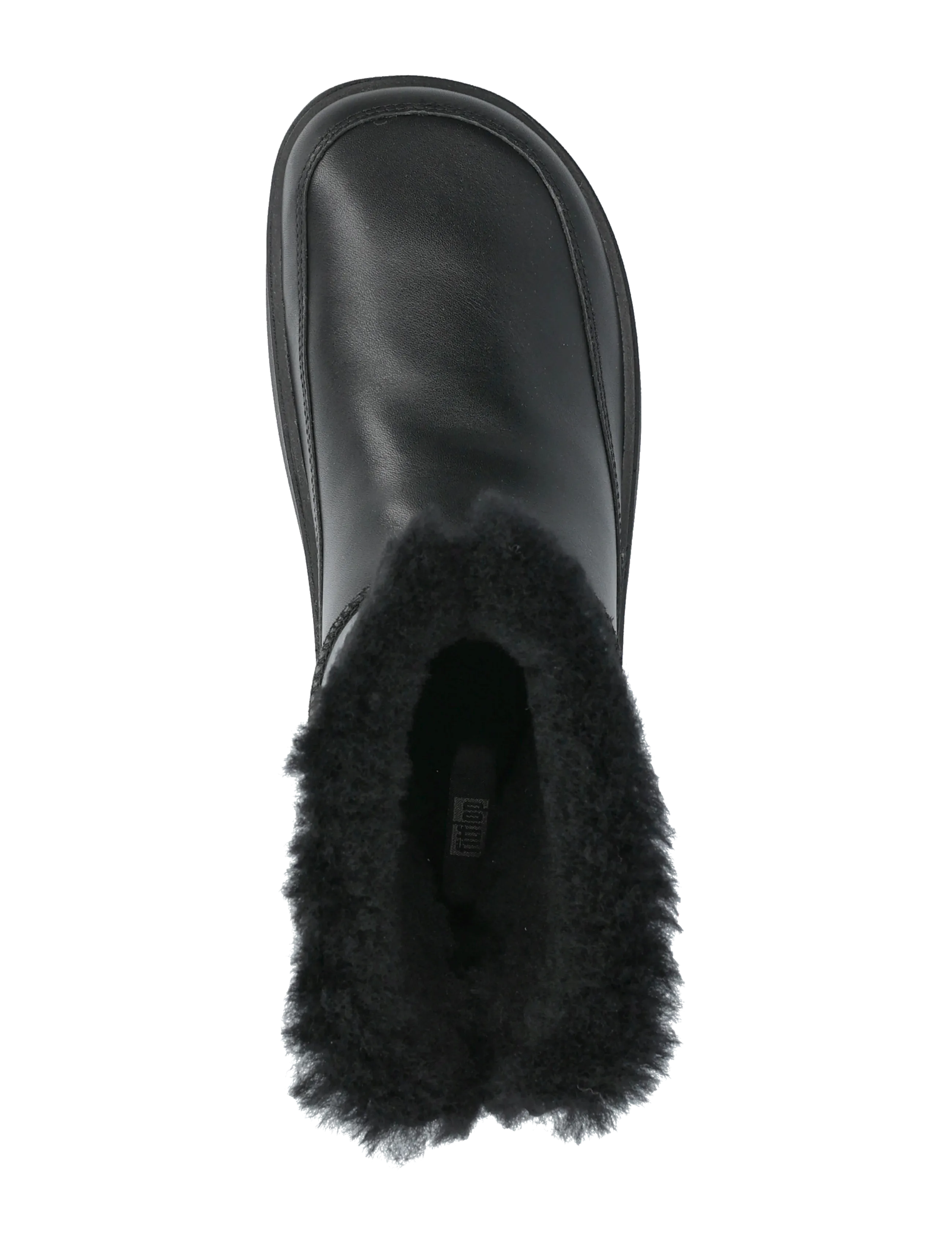 FitFlop - GEN-FF MINI SHEARLING-LINED LEATHER BOOTS - flat ankle boots - all black - 3
