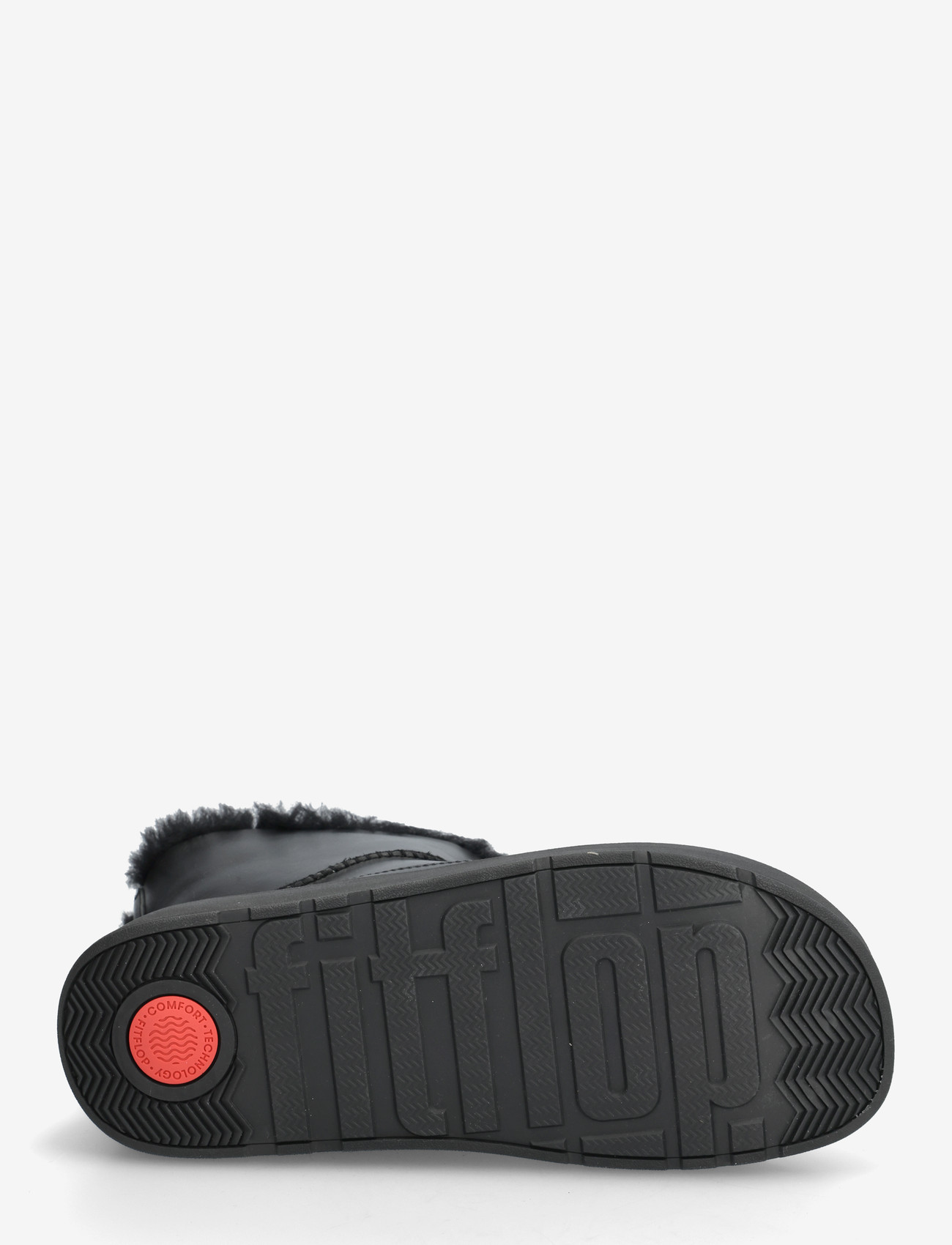 FitFlop - GEN-FF MINI SHEARLING-LINED LEATHER BOOTS - flat ankle boots - all black - 4