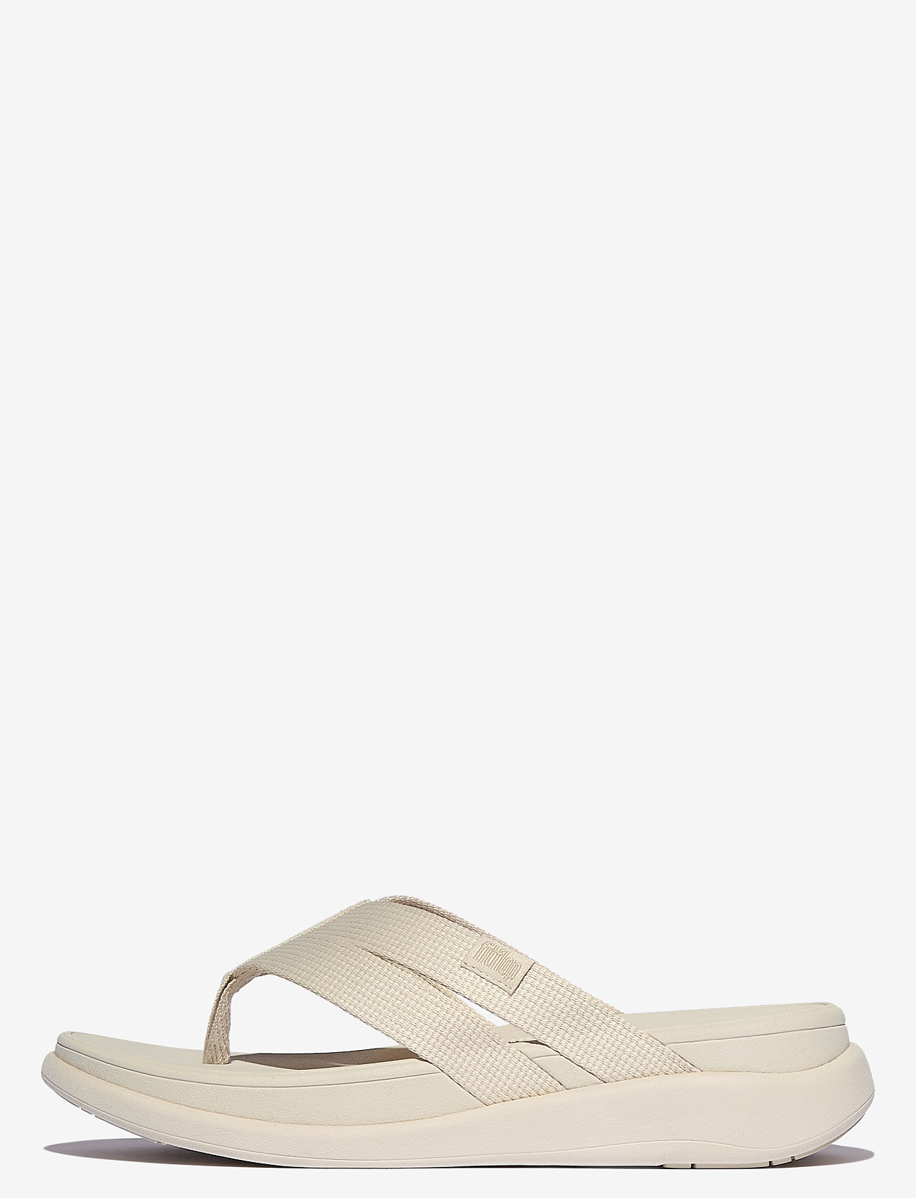 FitFlop - F-MODE GO WEBBING FLATFORM STRAPPY FLIP-FLOPS - kontsata sandaalid - paris beige - 0
