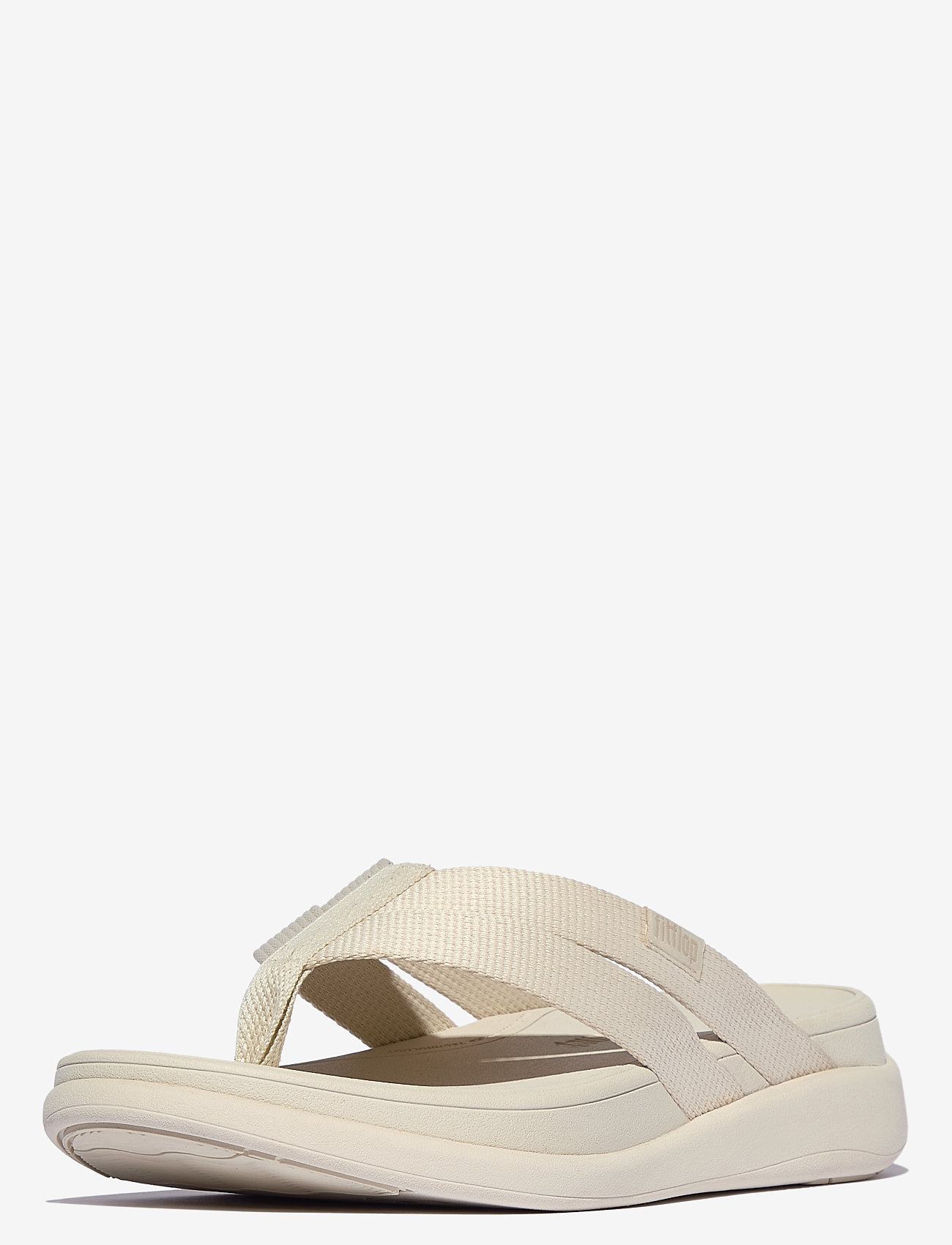 FitFlop - F-MODE GO WEBBING FLATFORM STRAPPY FLIP-FLOPS - kontsata sandaalid - paris beige - 3