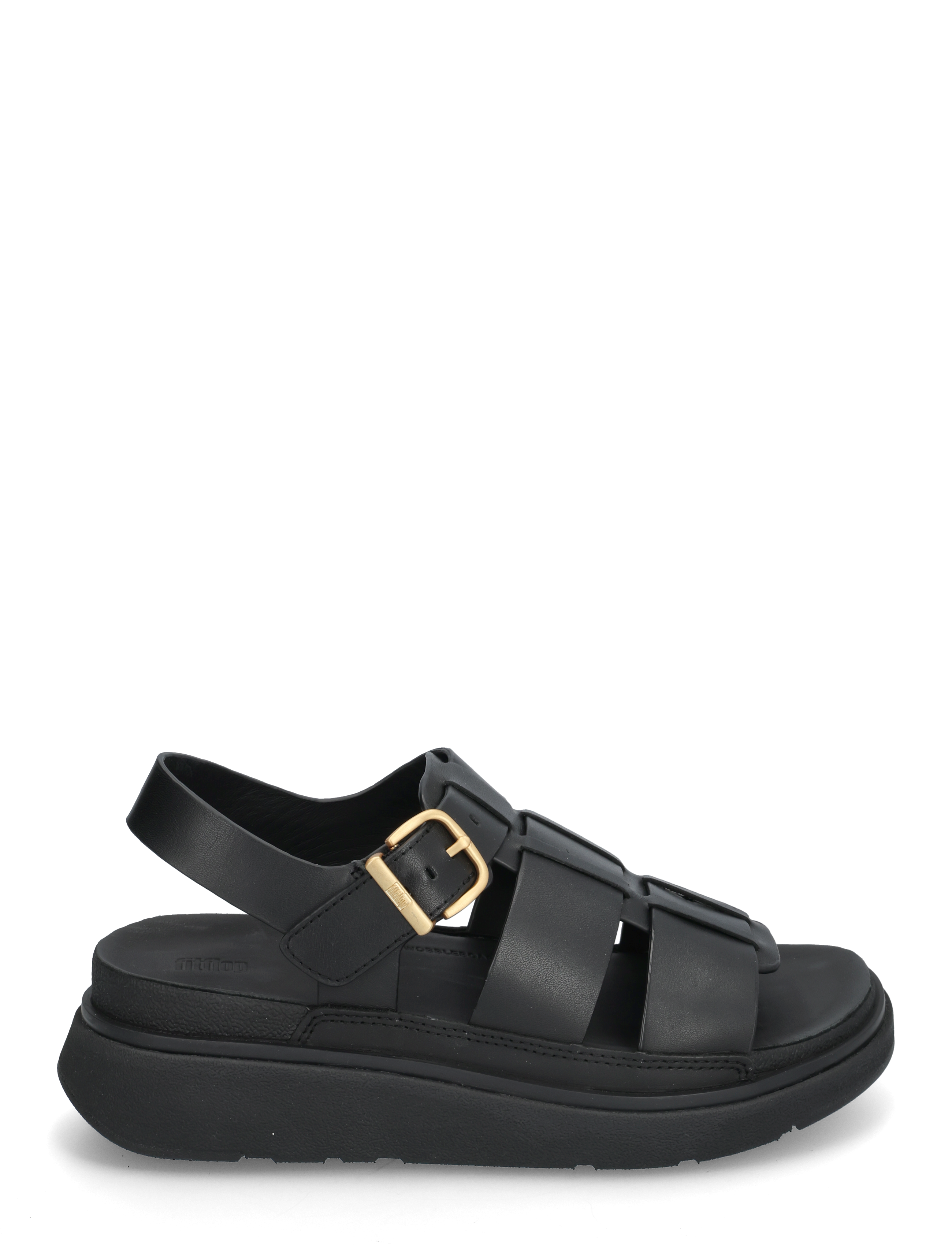 FitFlop - GEN-FF LEATHER FISHERMAN SANDALS - flade sandaler - all black - 2
