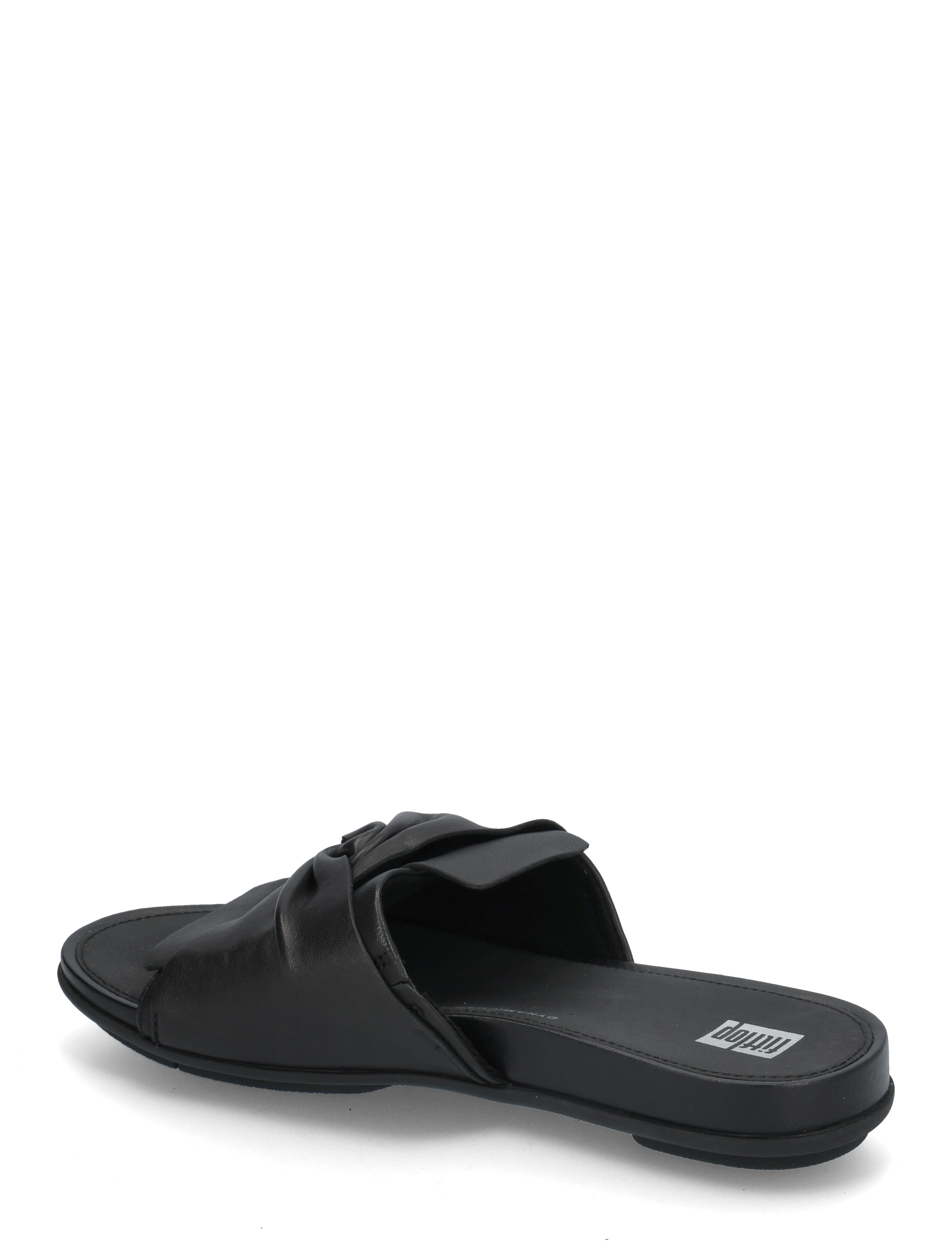 FitFlop - GRACIE SOFT-TWIST LEATHER SLIDES - all black - 3