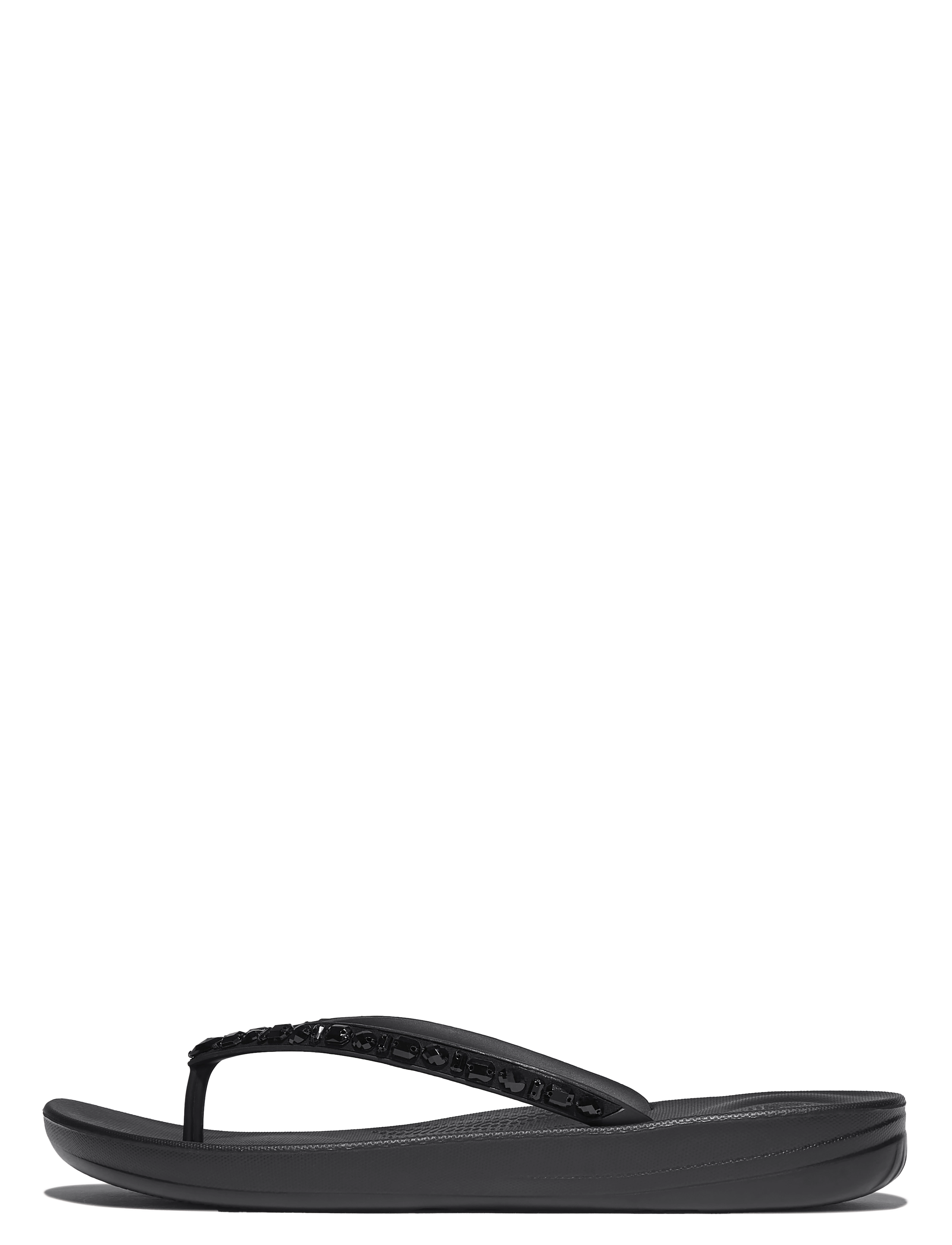 FITFLOP Iqushion Ergonomic Multi-Crystal Flip-Flops Schwarz - 36 - Damen