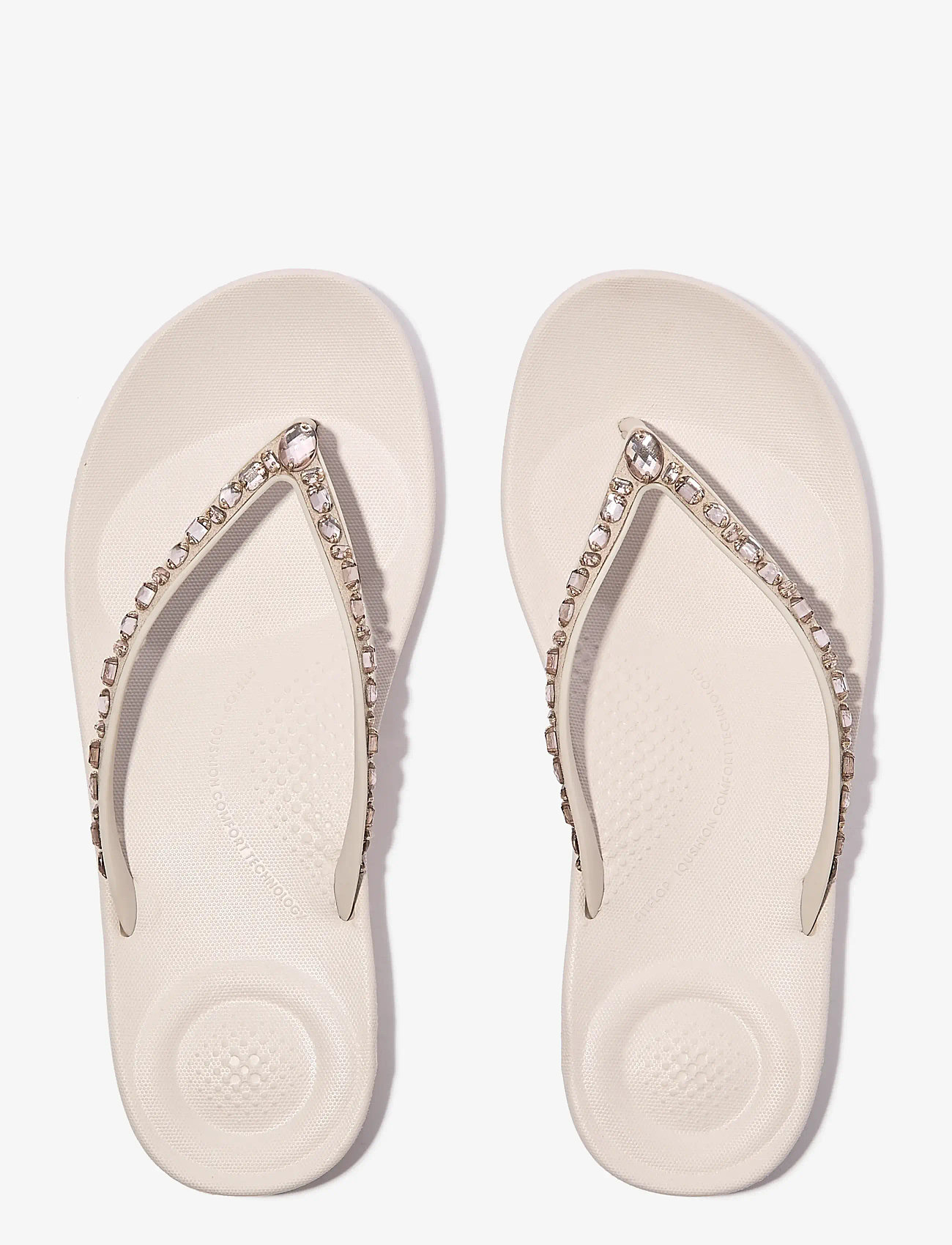 FitFlop - IQUSHION ERGONOMIC MULTI-CRYSTAL FLIP-FLOPS - flip flops - all nude rose - 2