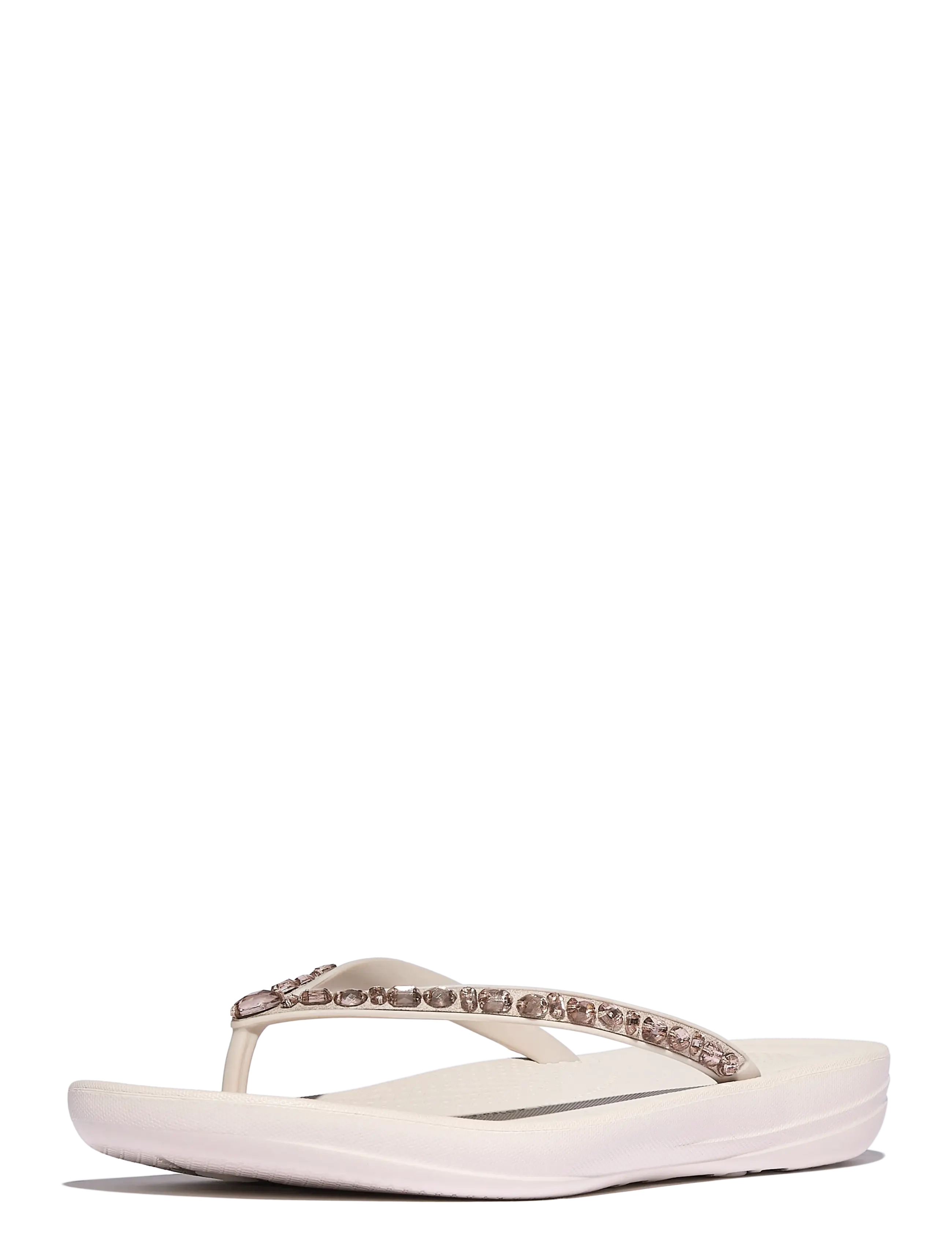 FitFlop - IQUSHION ERGONOMIC MULTI-CRYSTAL FLIP-FLOPS - flip flops - all nude rose - 3