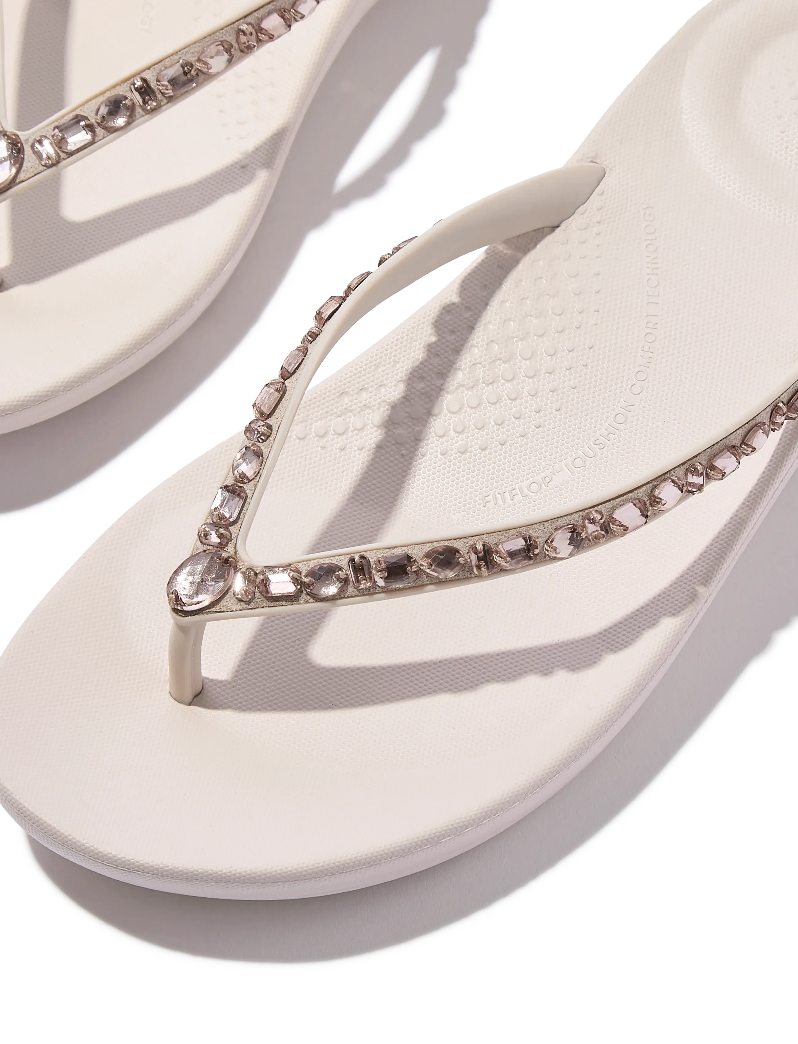 FitFlop - IQUSHION ERGONOMIC MULTI-CRYSTAL FLIP-FLOPS - flip flops - all nude rose - 4