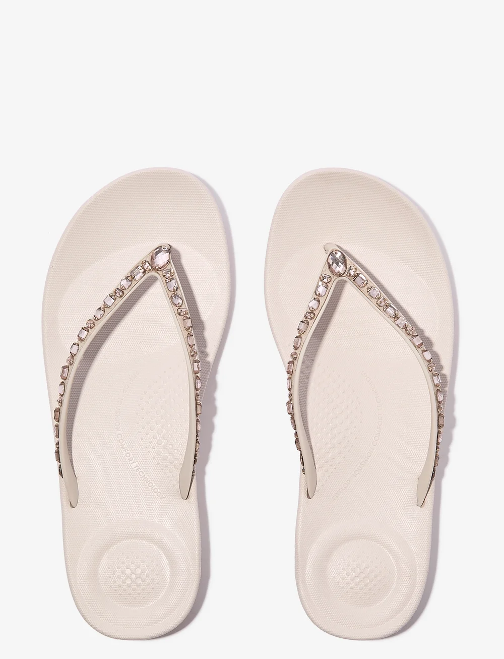 FitFlop - iQUSHION MULTI-CRYSTAL ERGONOMIC FLIP-FLOPS - kontsata sandaalid - nude rose - 2